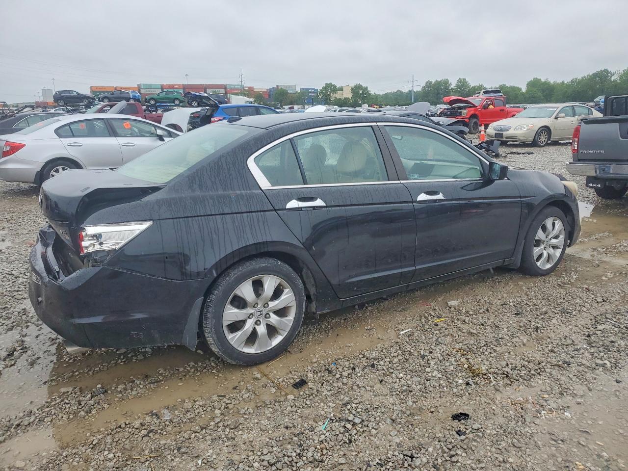 2010 Honda Accord Exl Black vin: 1HGCP3F80AA024481