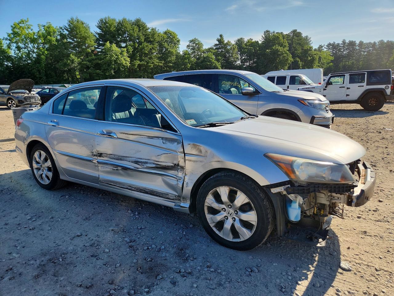 2010 Honda Accord Exl Silver vin: 1HGCP3F80AA029308