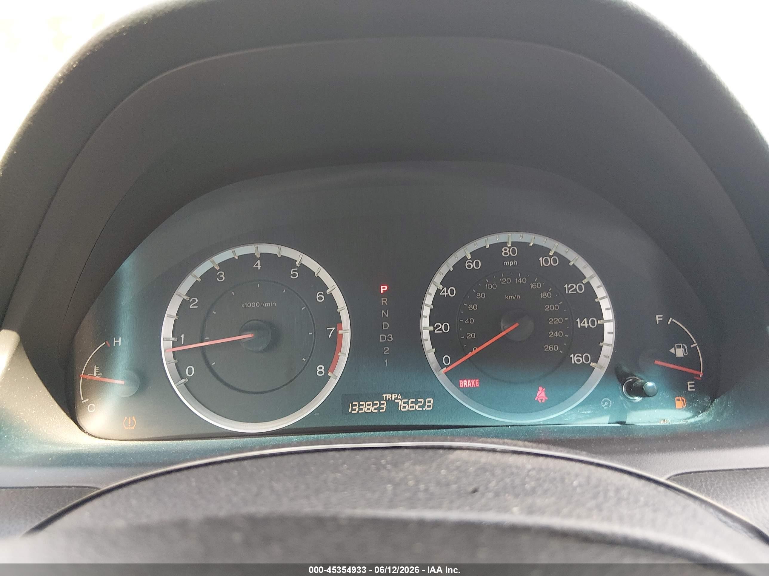 2011 Honda Accord 3.5 Ex-l Burgundy vin: 1HGCP3F80BA003390