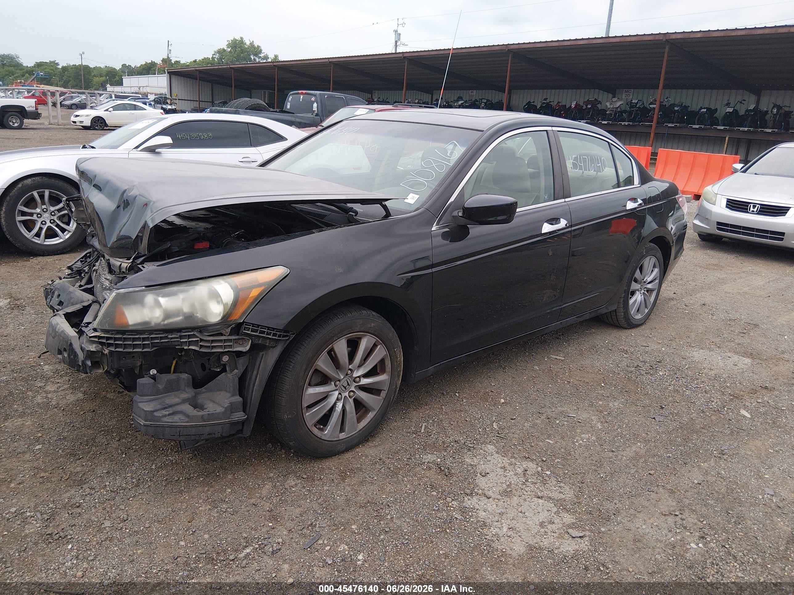 2011 Honda Accord 3.5 Ex-l Black vin: 1HGCP3F80BA008167