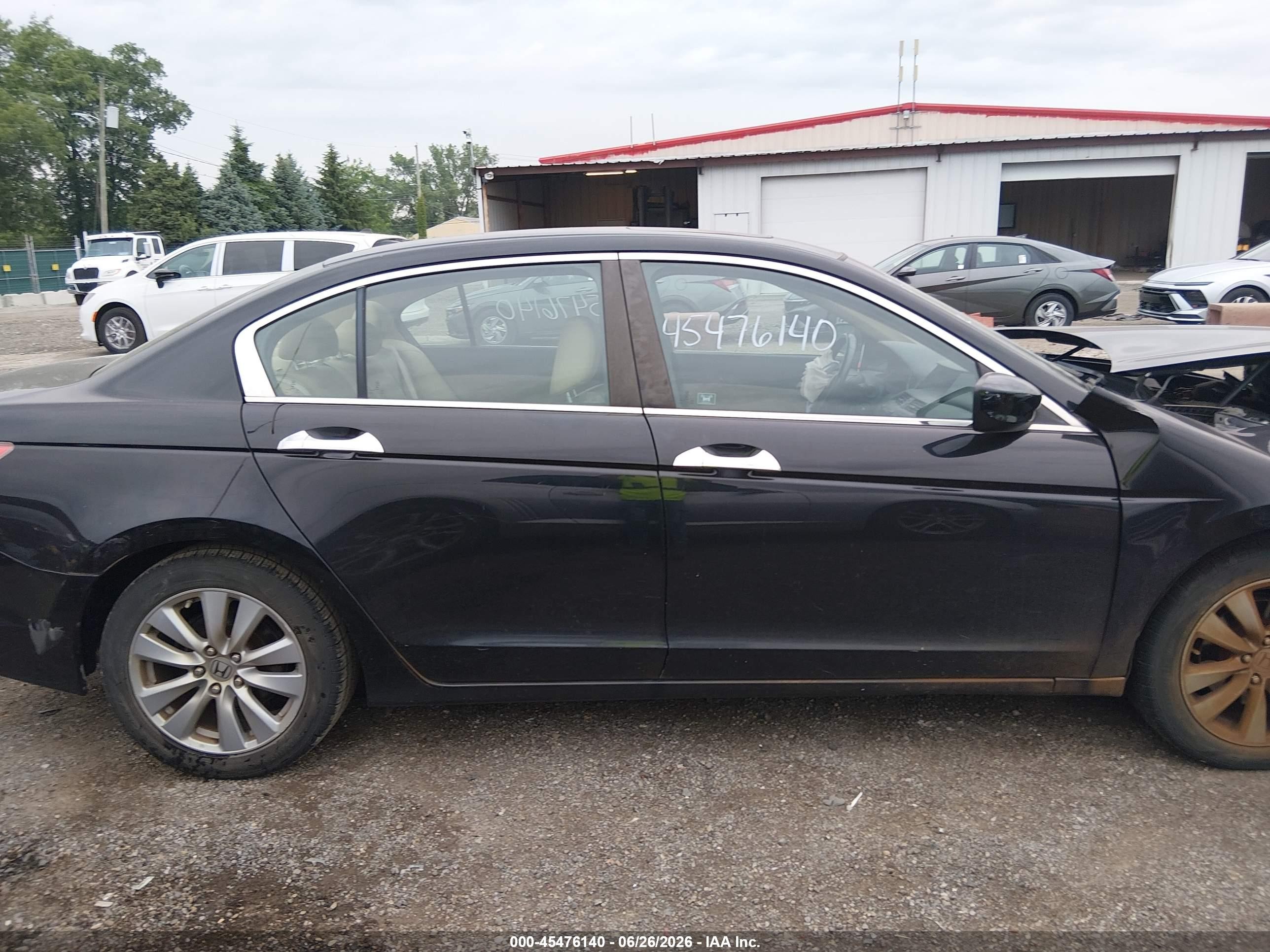 2011 Honda Accord 3.5 Ex-l Black vin: 1HGCP3F80BA008167