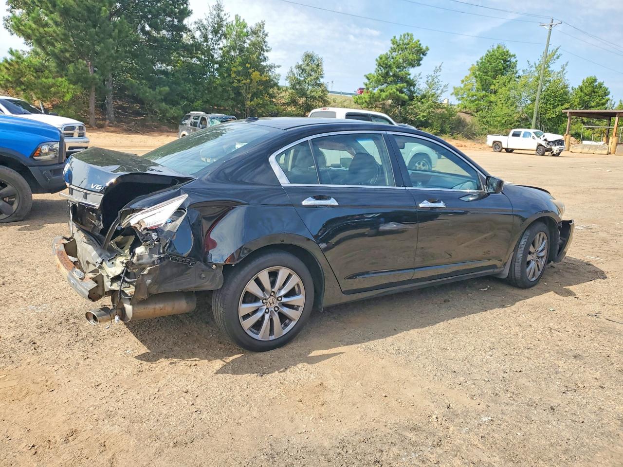 2011 Honda Accord Exl Black vin: 1HGCP3F80BA025860