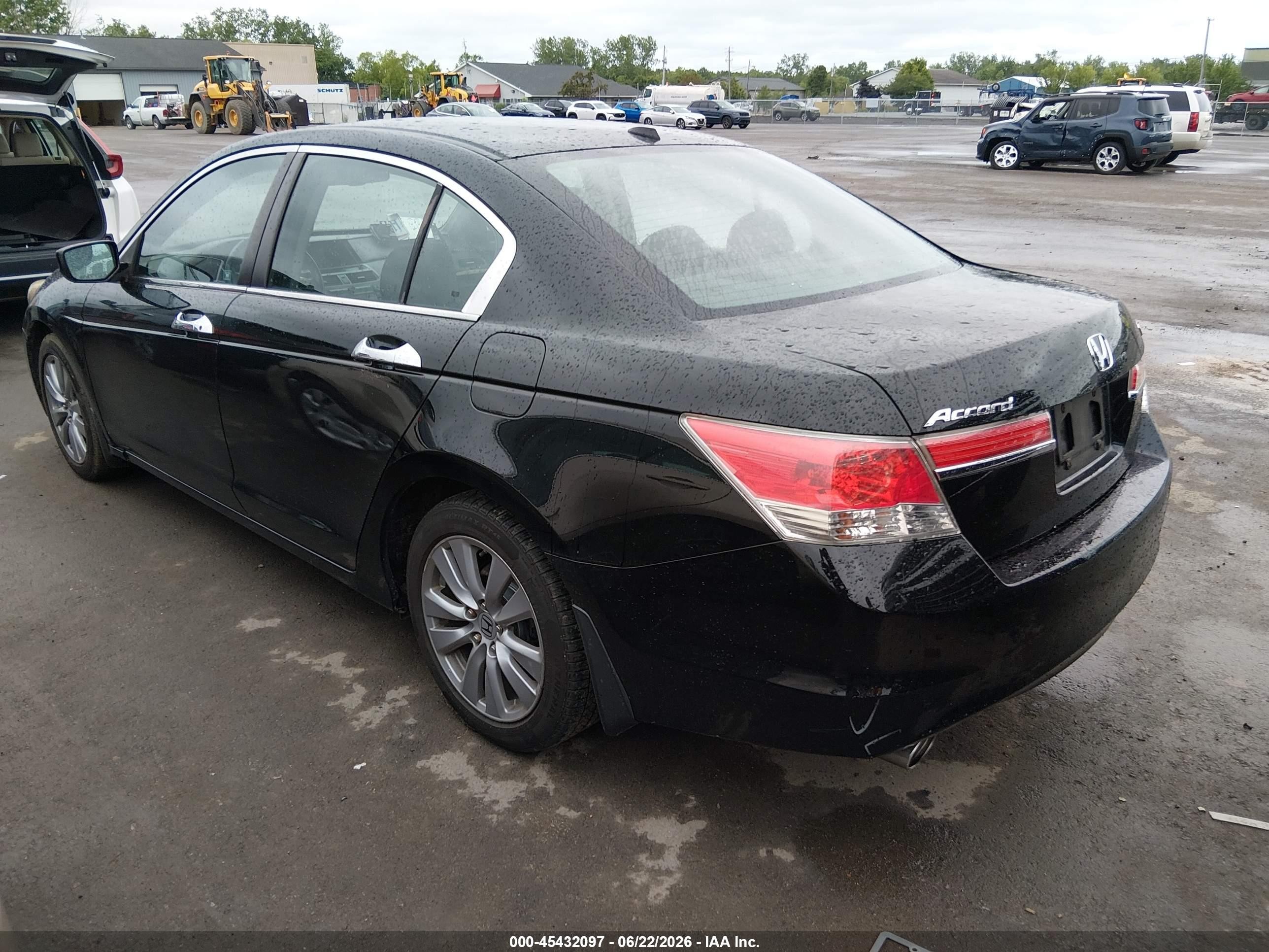2011 Honda Accord 3.5 Ex-l Black vin: 1HGCP3F80BA028063