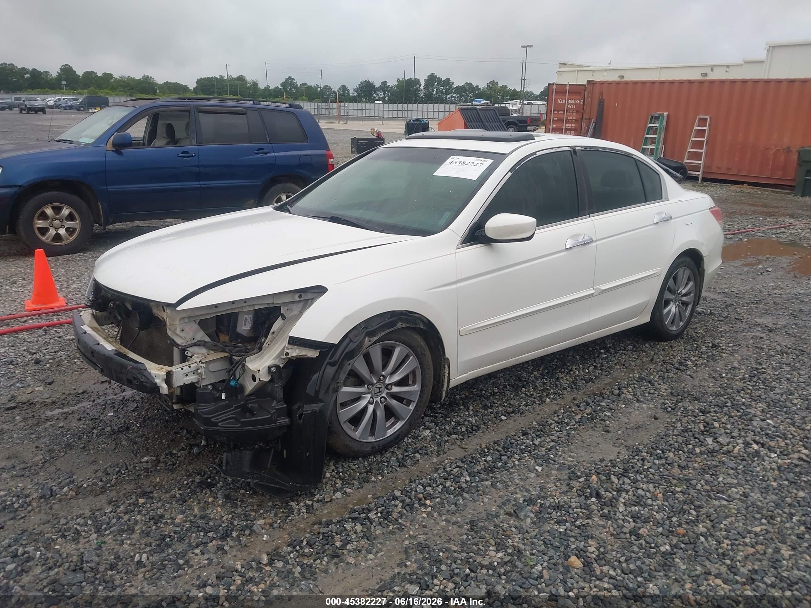 2012 Honda Accord 3.5 Ex-l Белый vin: 1HGCP3F80CA002595