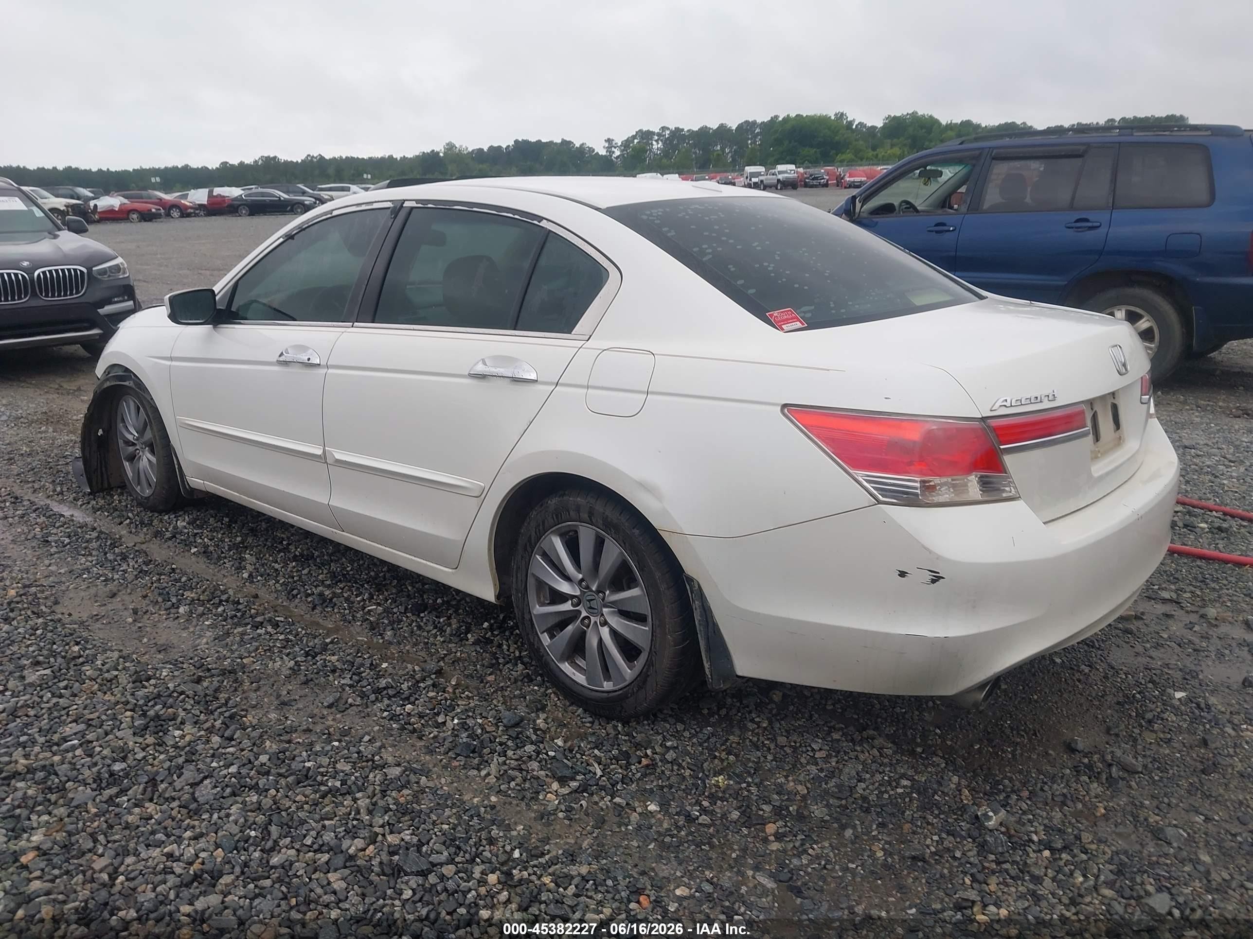 2012 Honda Accord 3.5 Ex-l Белый vin: 1HGCP3F80CA002595