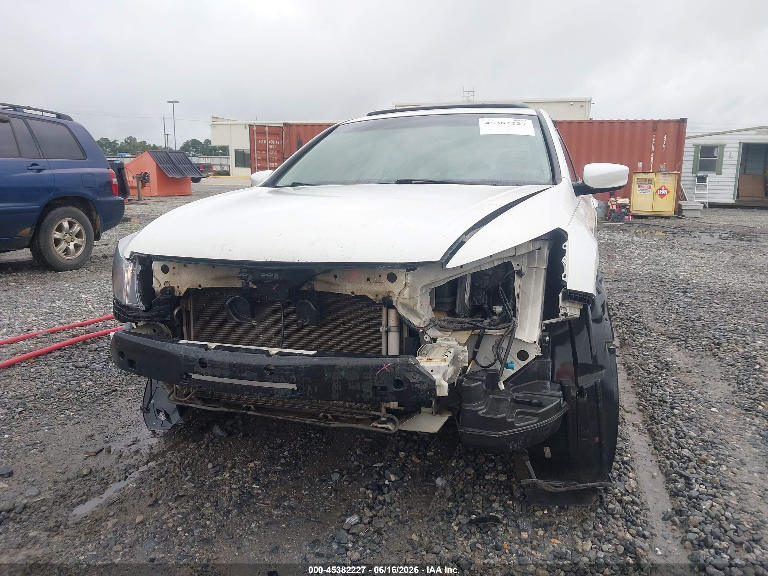 2012 Honda Accord 3.5 Ex-l Белый vin: 1HGCP3F80CA002595