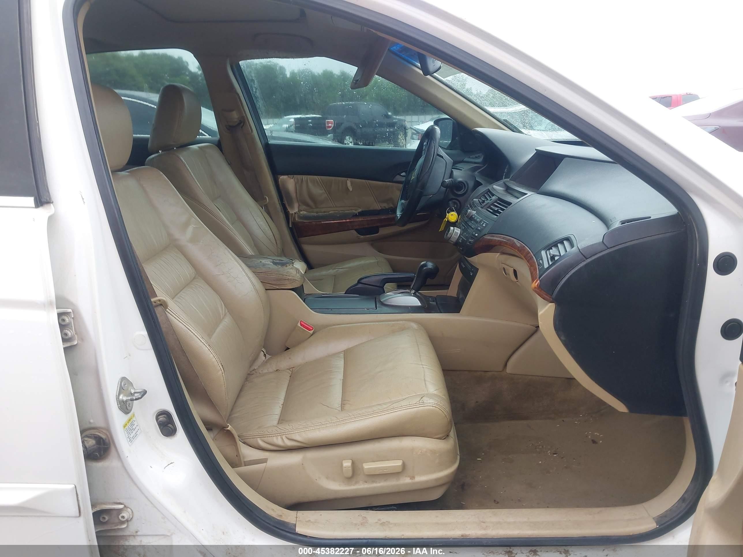 2012 Honda Accord 3.5 Ex-l Белый vin: 1HGCP3F80CA002595