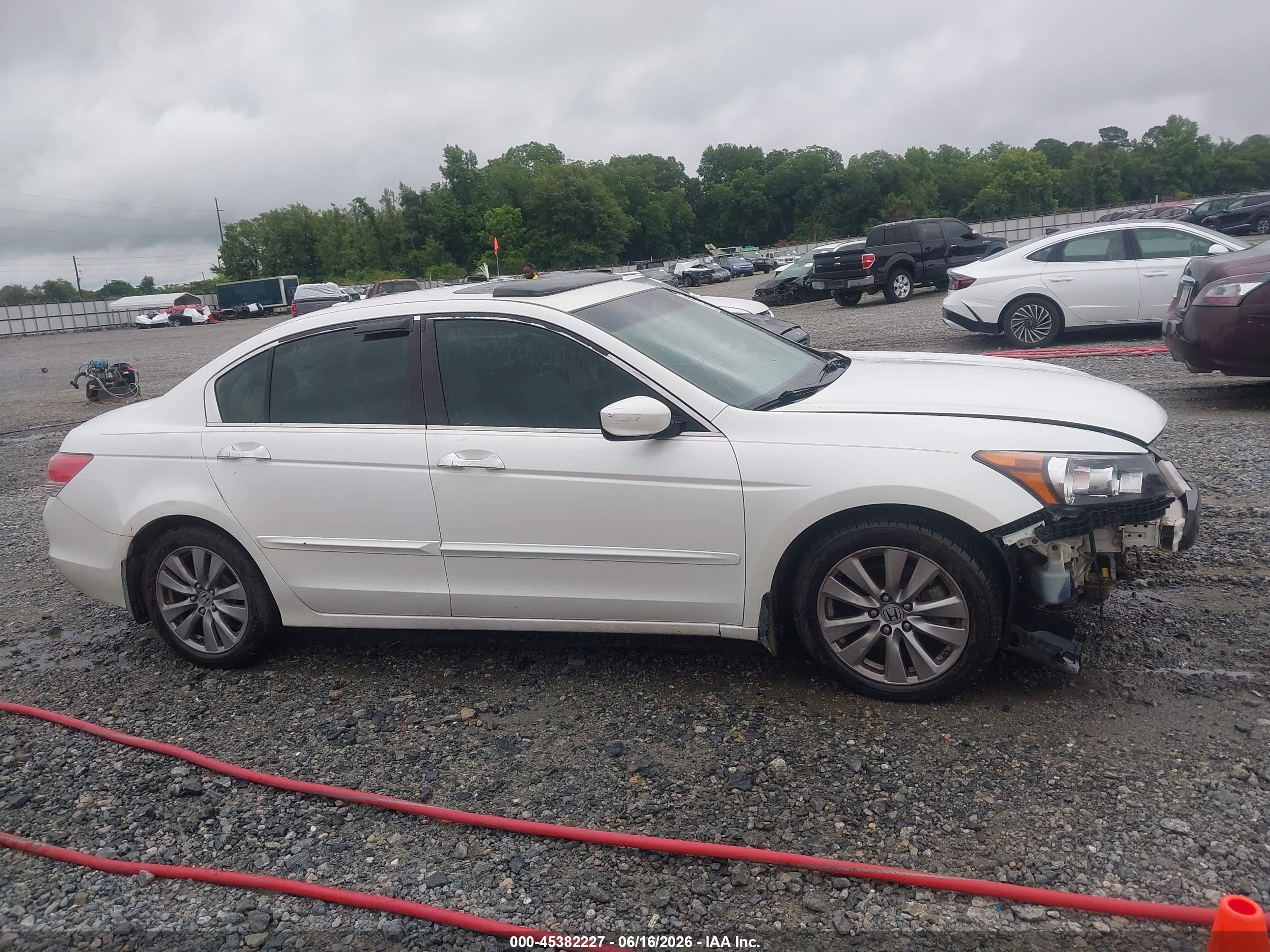 2012 Honda Accord 3.5 Ex-l Белый vin: 1HGCP3F80CA002595