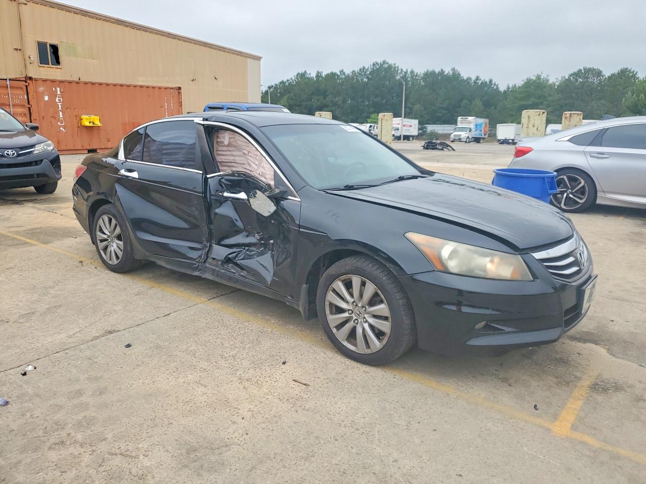 2012 Honda Accord Exl Black vin: 1HGCP3F80CA008526