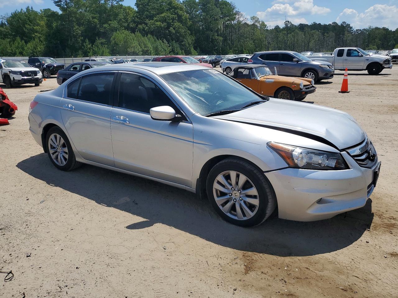 2012 Honda Accord Exl Серебряный vin: 1HGCP3F80CA009868