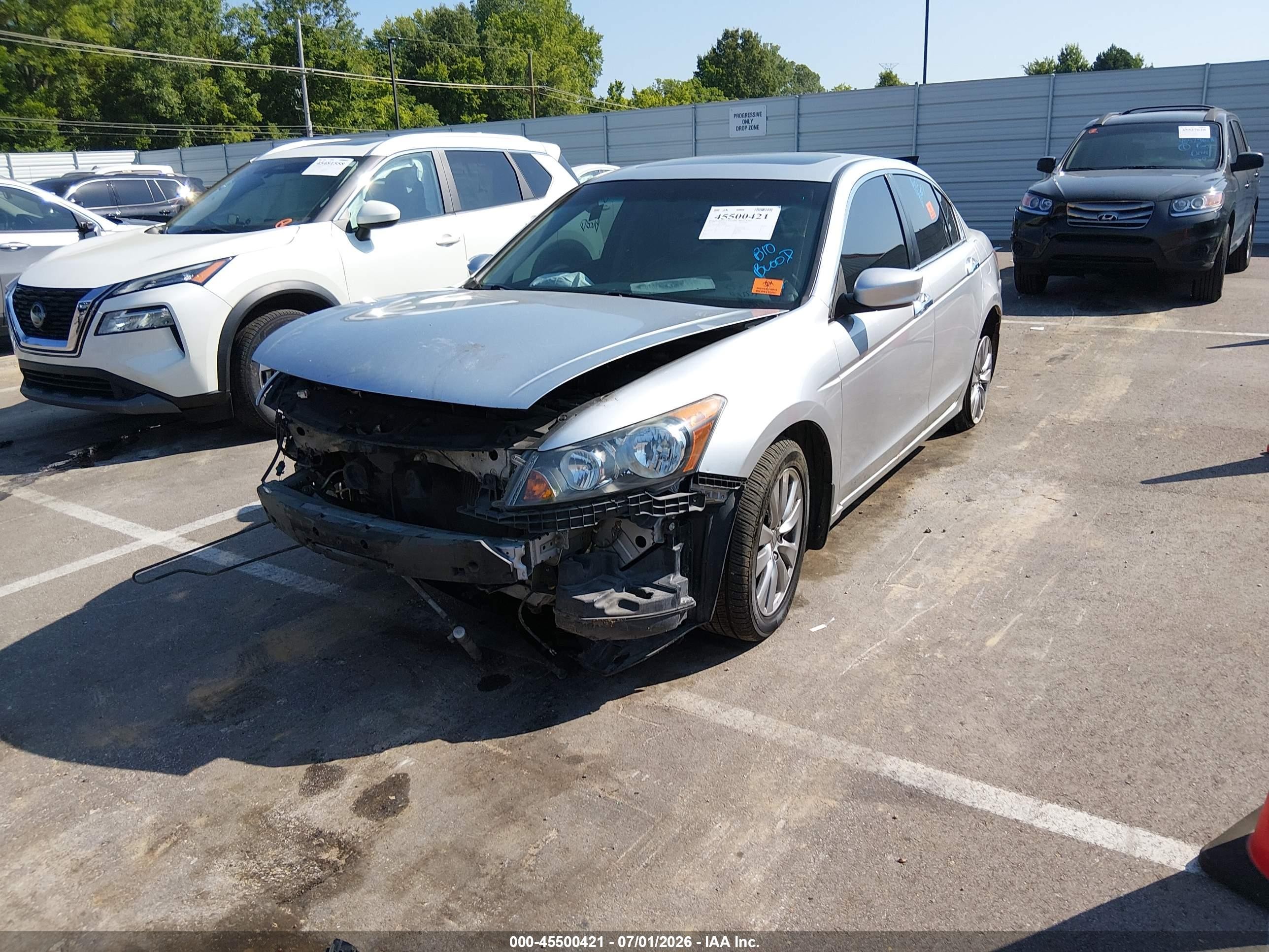 2012 Honda Accord 3.5 Ex-l Silver vin: 1HGCP3F80CA009899