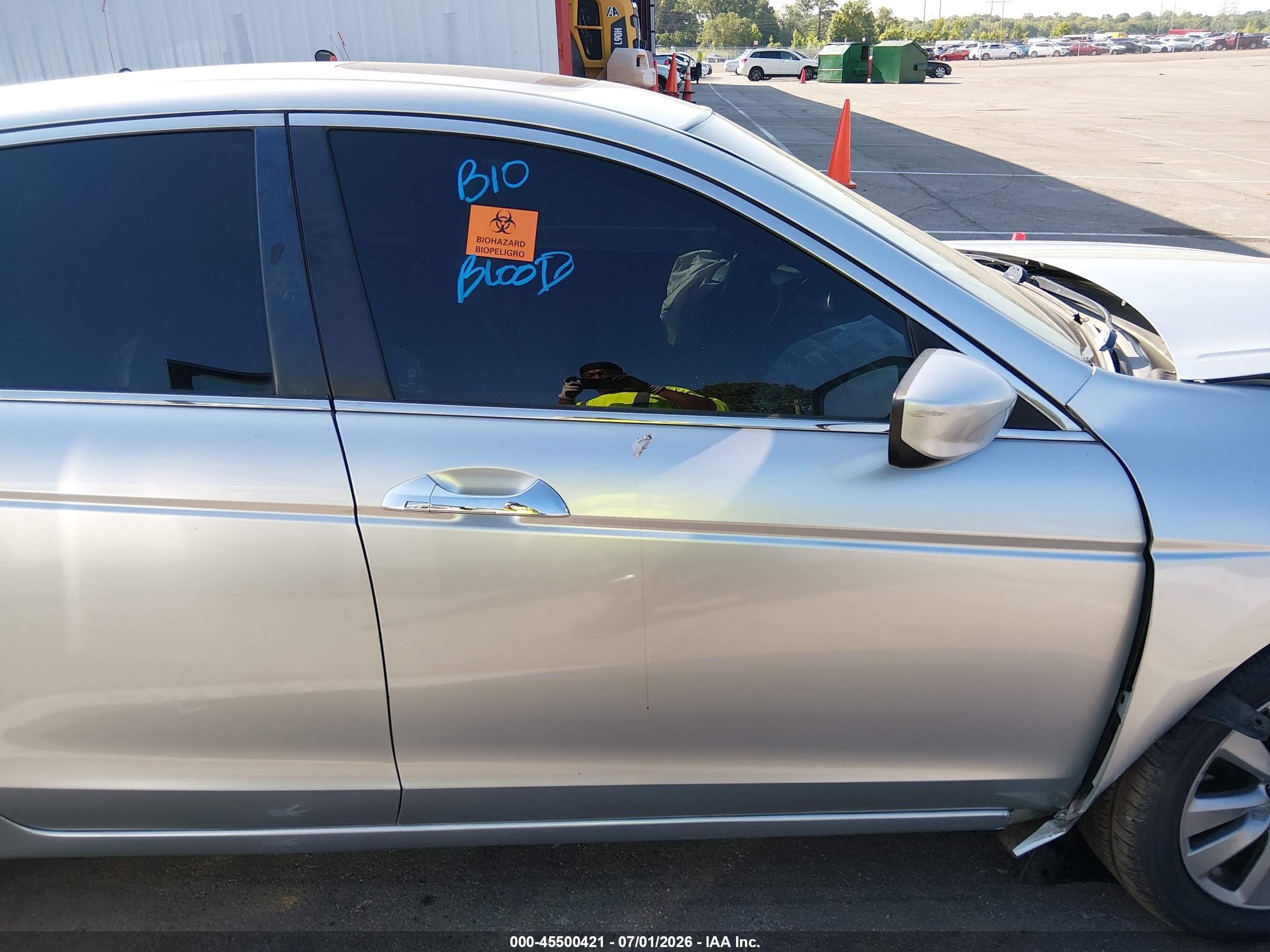 2012 Honda Accord 3.5 Ex-l Silver vin: 1HGCP3F80CA009899