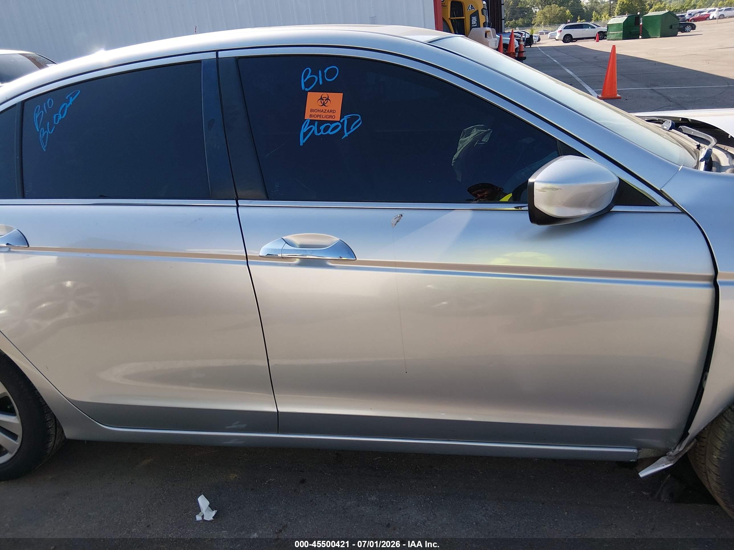 2012 Honda Accord 3.5 Ex-l Silver vin: 1HGCP3F80CA009899