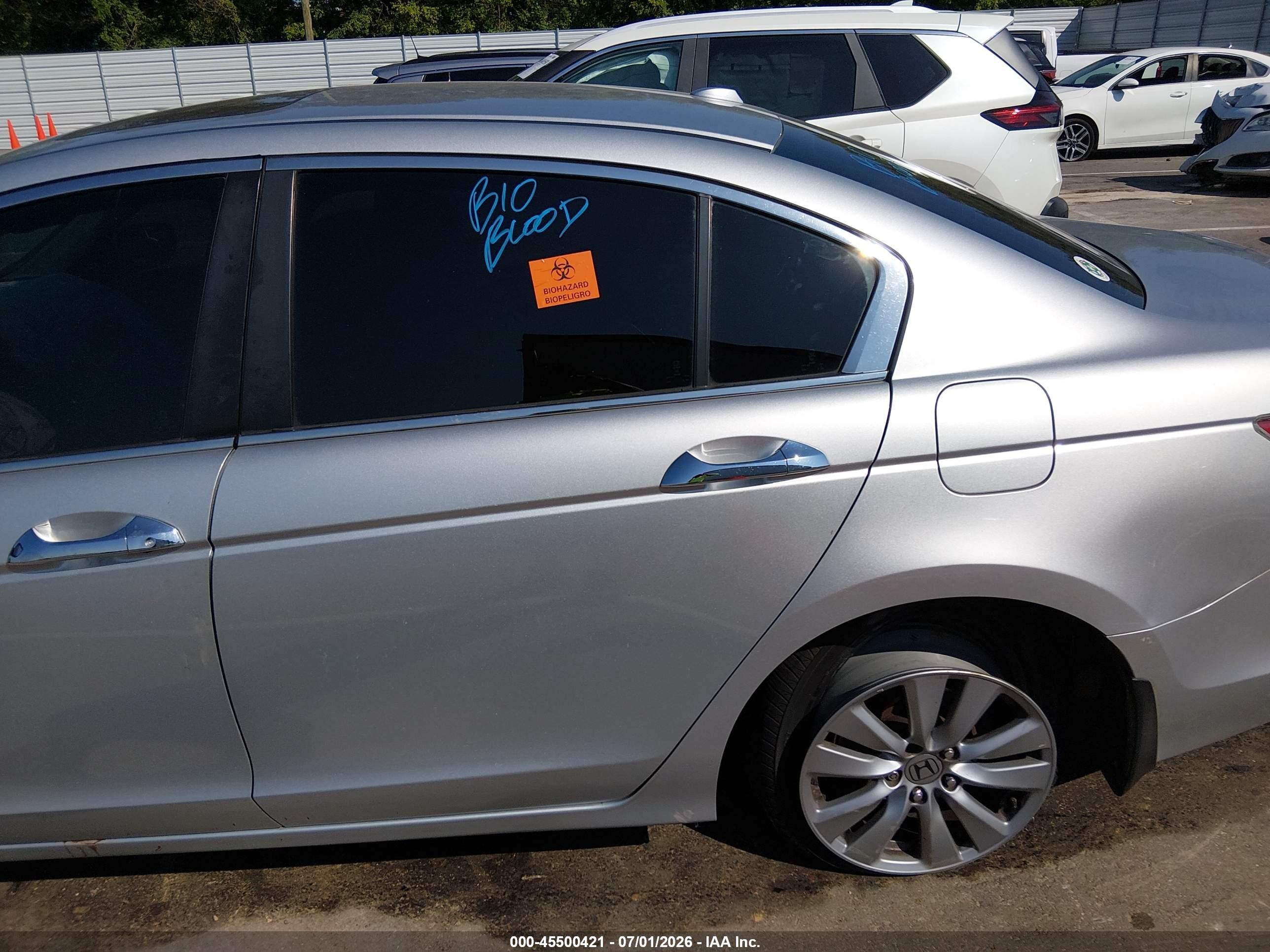 2012 Honda Accord 3.5 Ex-l Silver vin: 1HGCP3F80CA009899