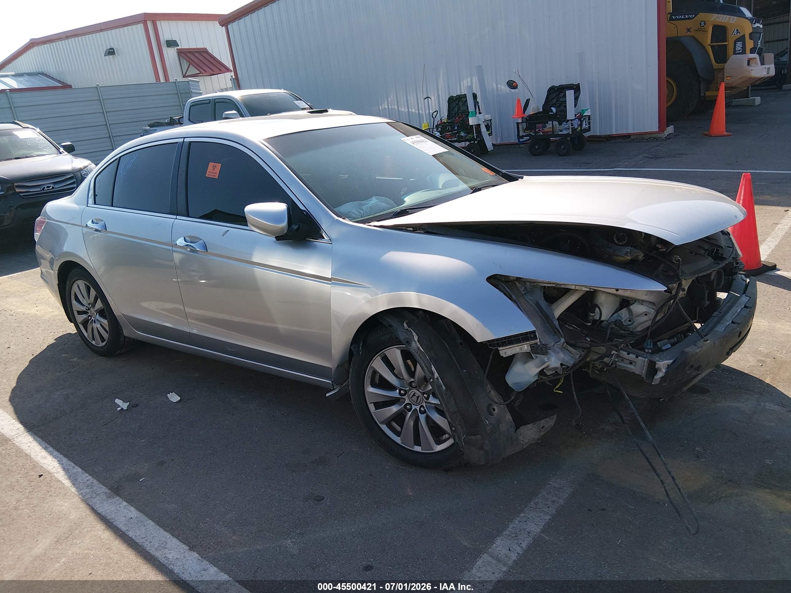 2012 Honda Accord 3.5 Ex-l Silver vin: 1HGCP3F80CA009899