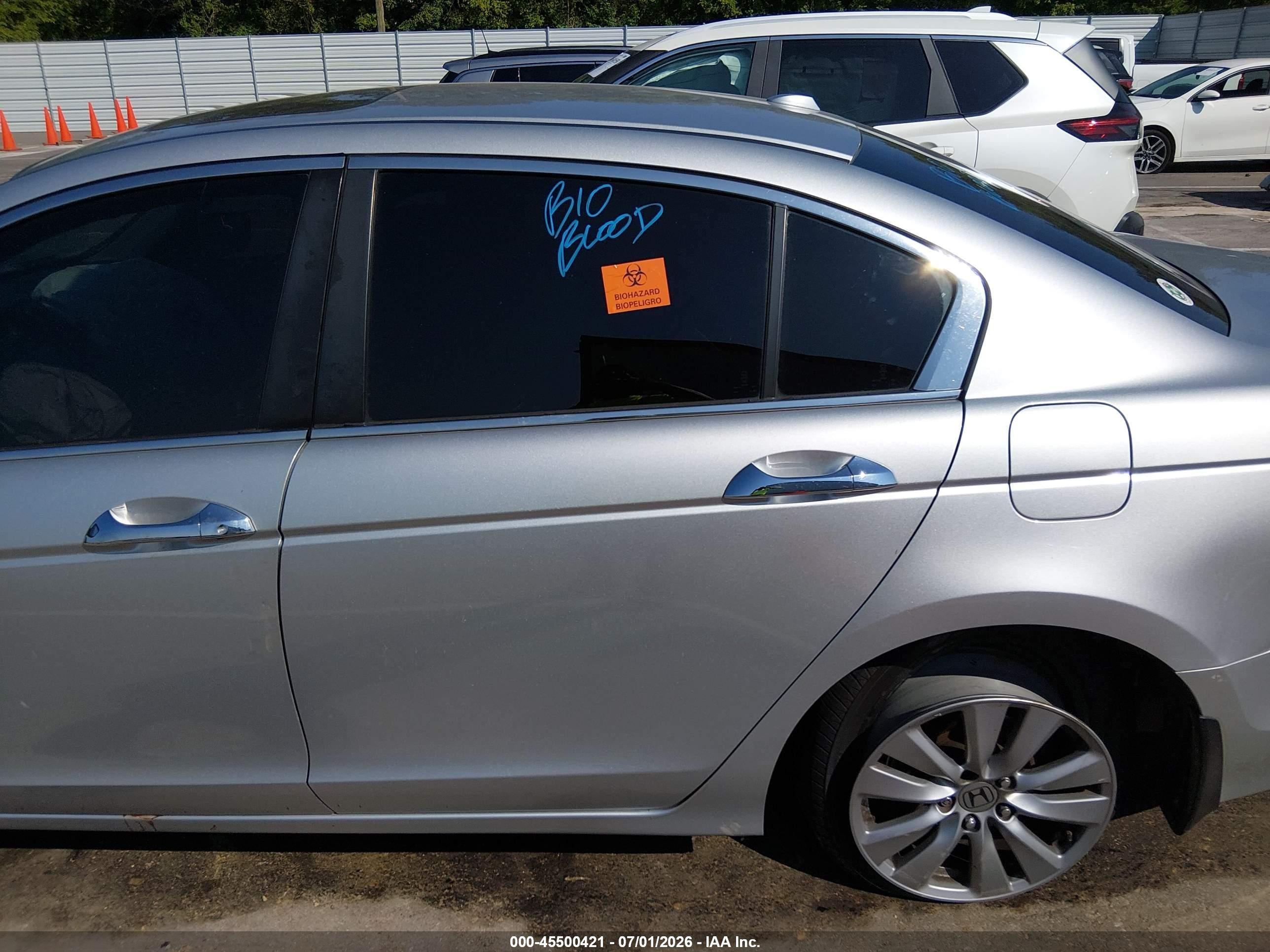 2012 Honda Accord 3.5 Ex-l Silver vin: 1HGCP3F80CA009899