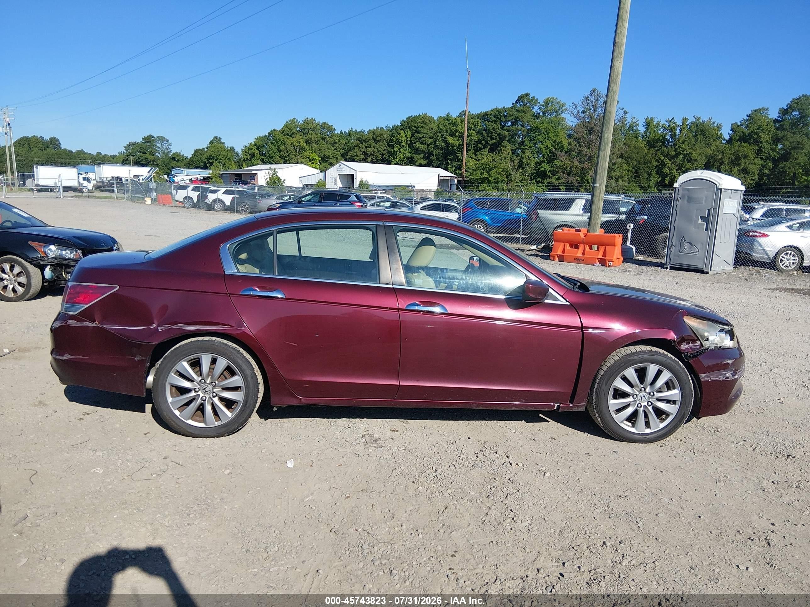 2012 Honda Accord 3.5 Ex-l Бордовый vin: 1HGCP3F80CA014486