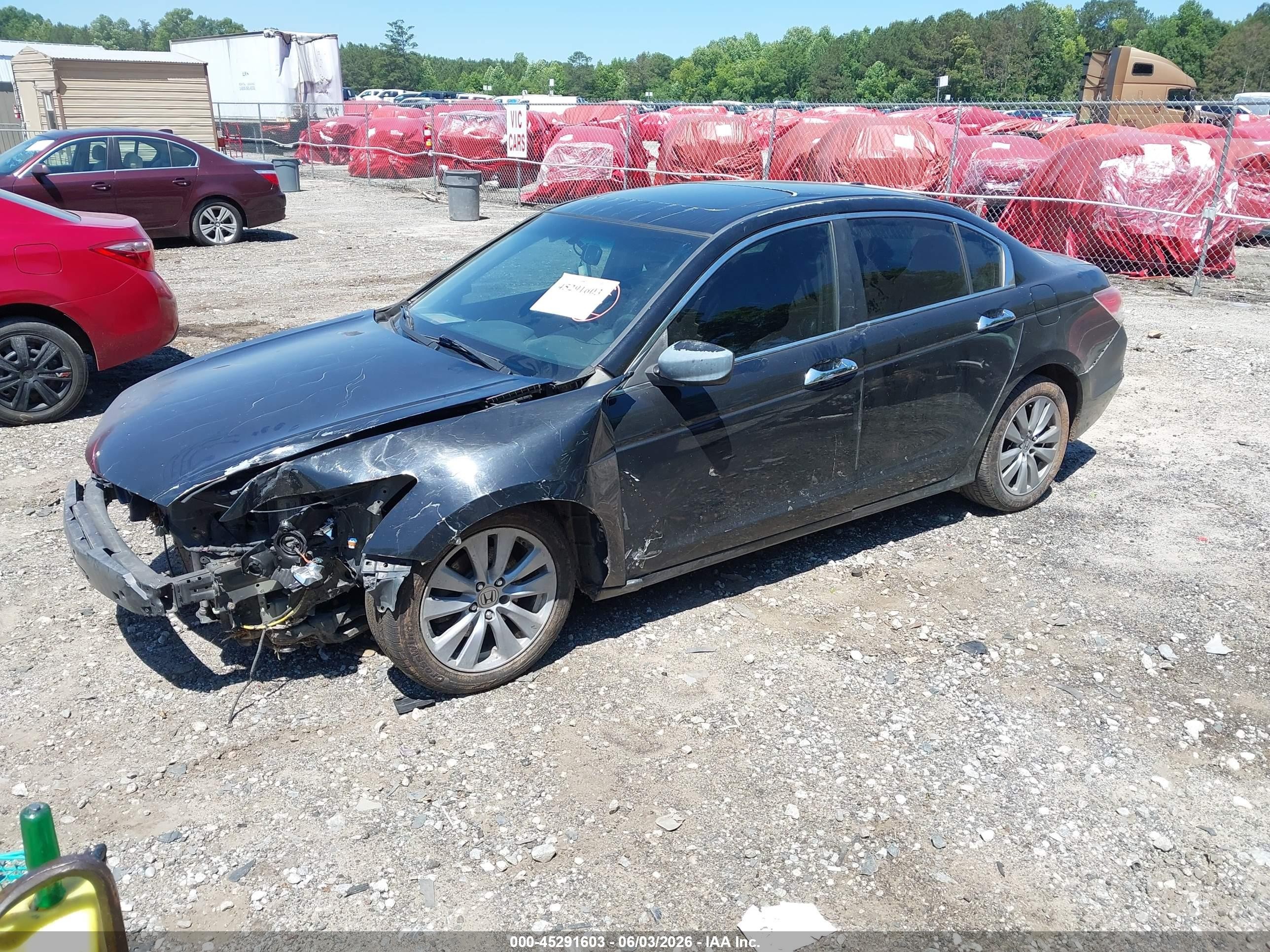 2012 Honda Accord 3.5 Ex-l Black vin: 1HGCP3F80CA021650