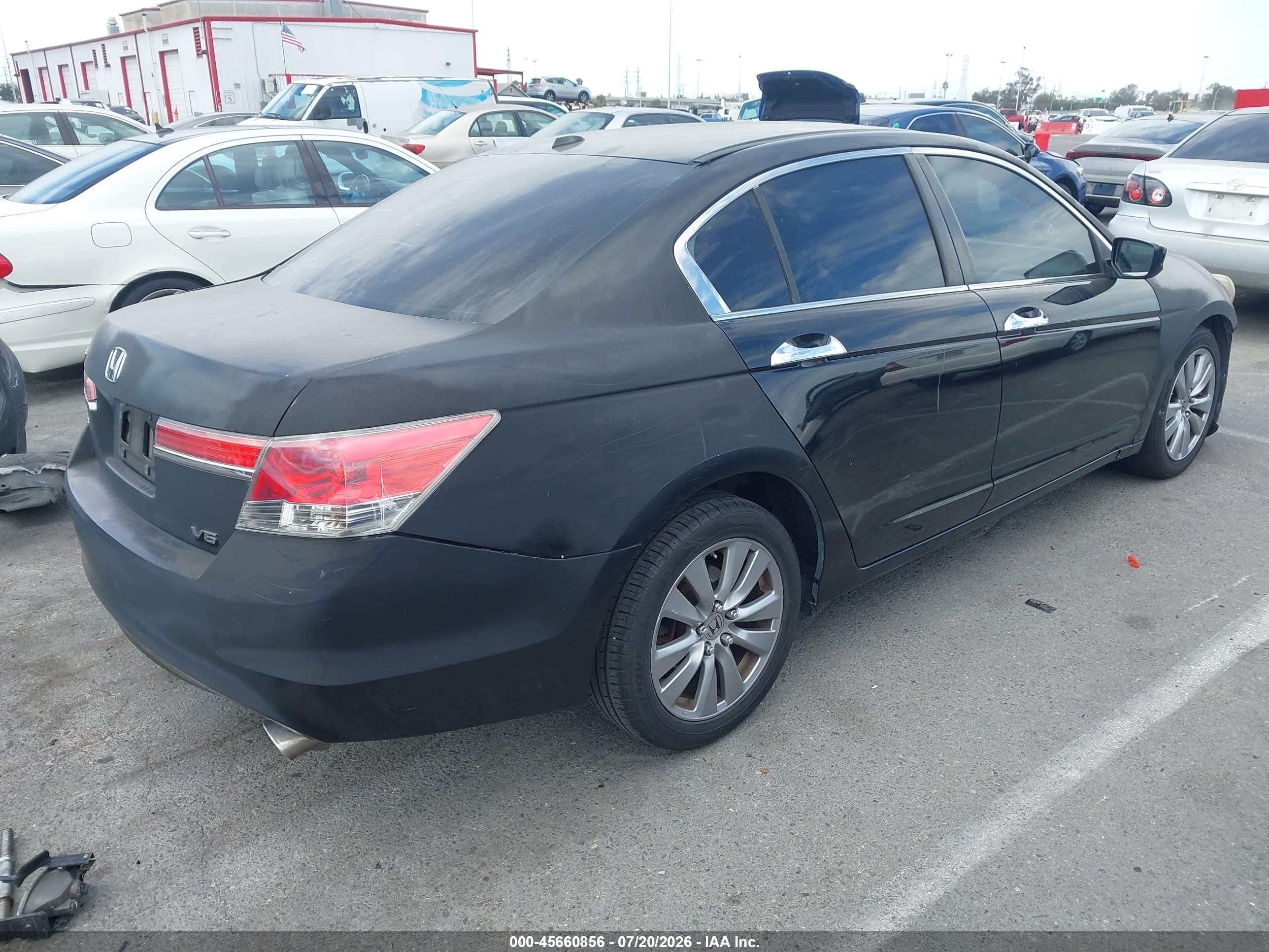 2012 Honda Accord 3.5 Ex-l Черный vin: 1HGCP3F80CA022622