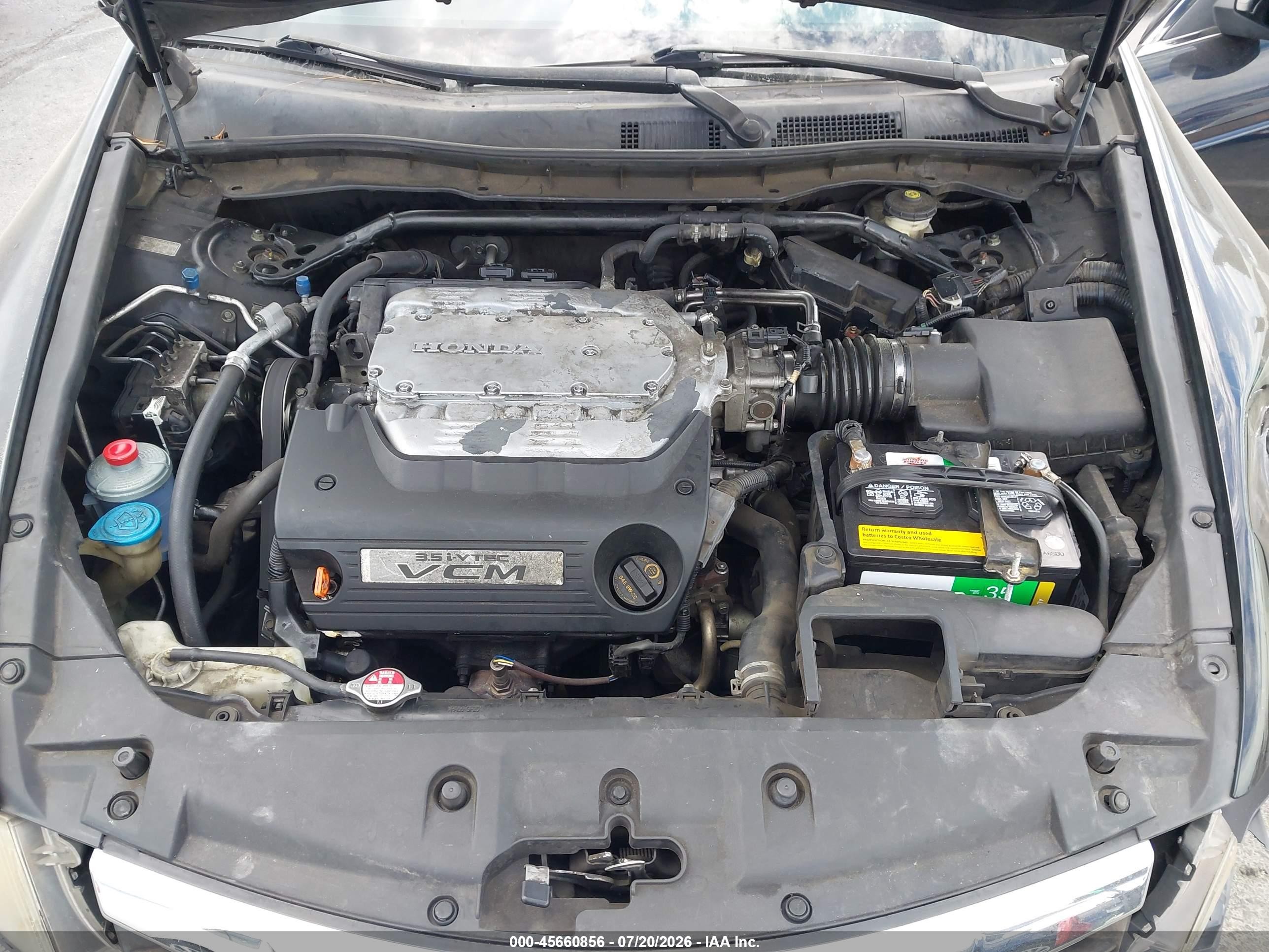 2012 Honda Accord 3.5 Ex-l Черный vin: 1HGCP3F80CA022622