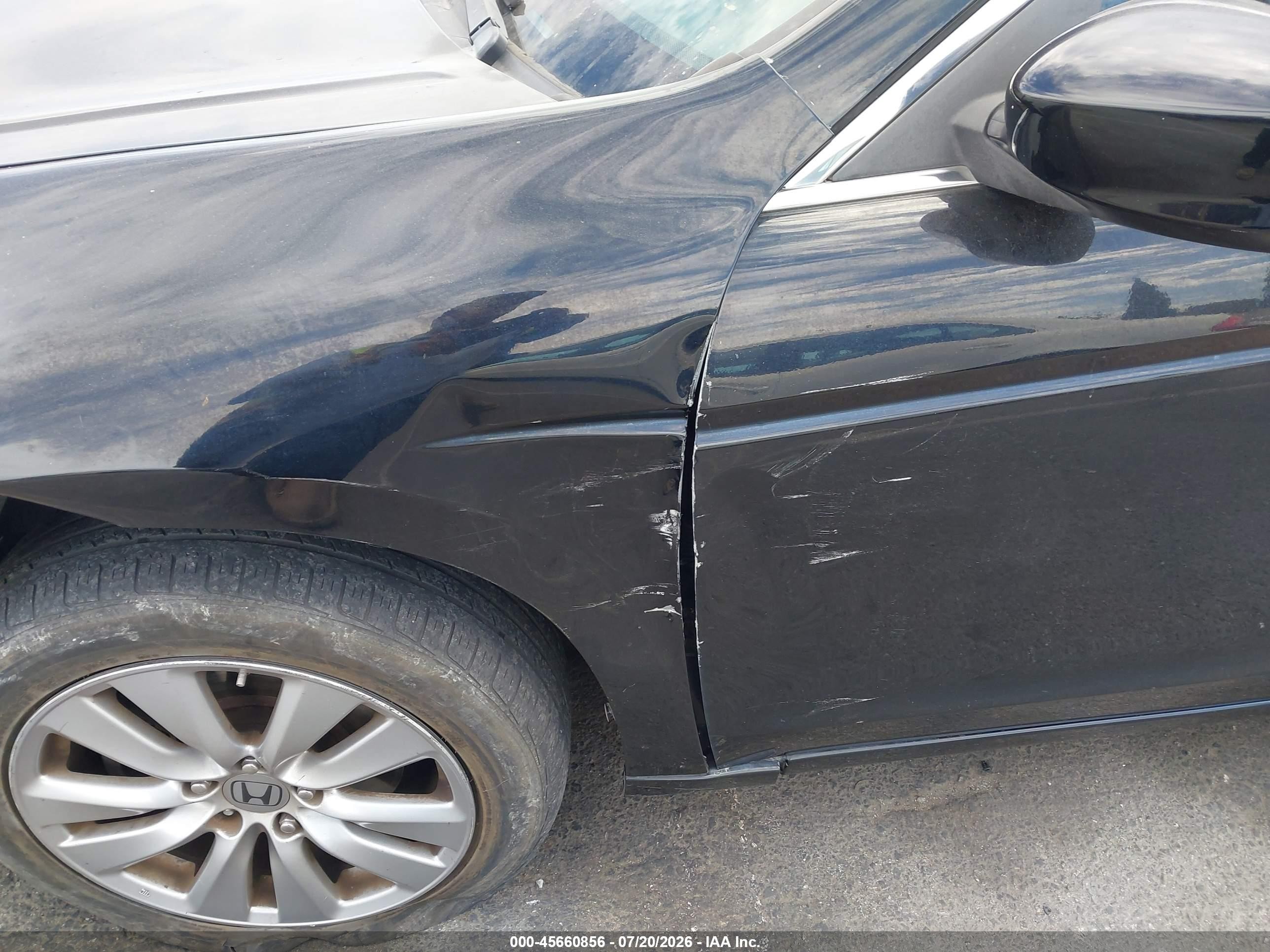 2012 Honda Accord 3.5 Ex-l Черный vin: 1HGCP3F80CA022622