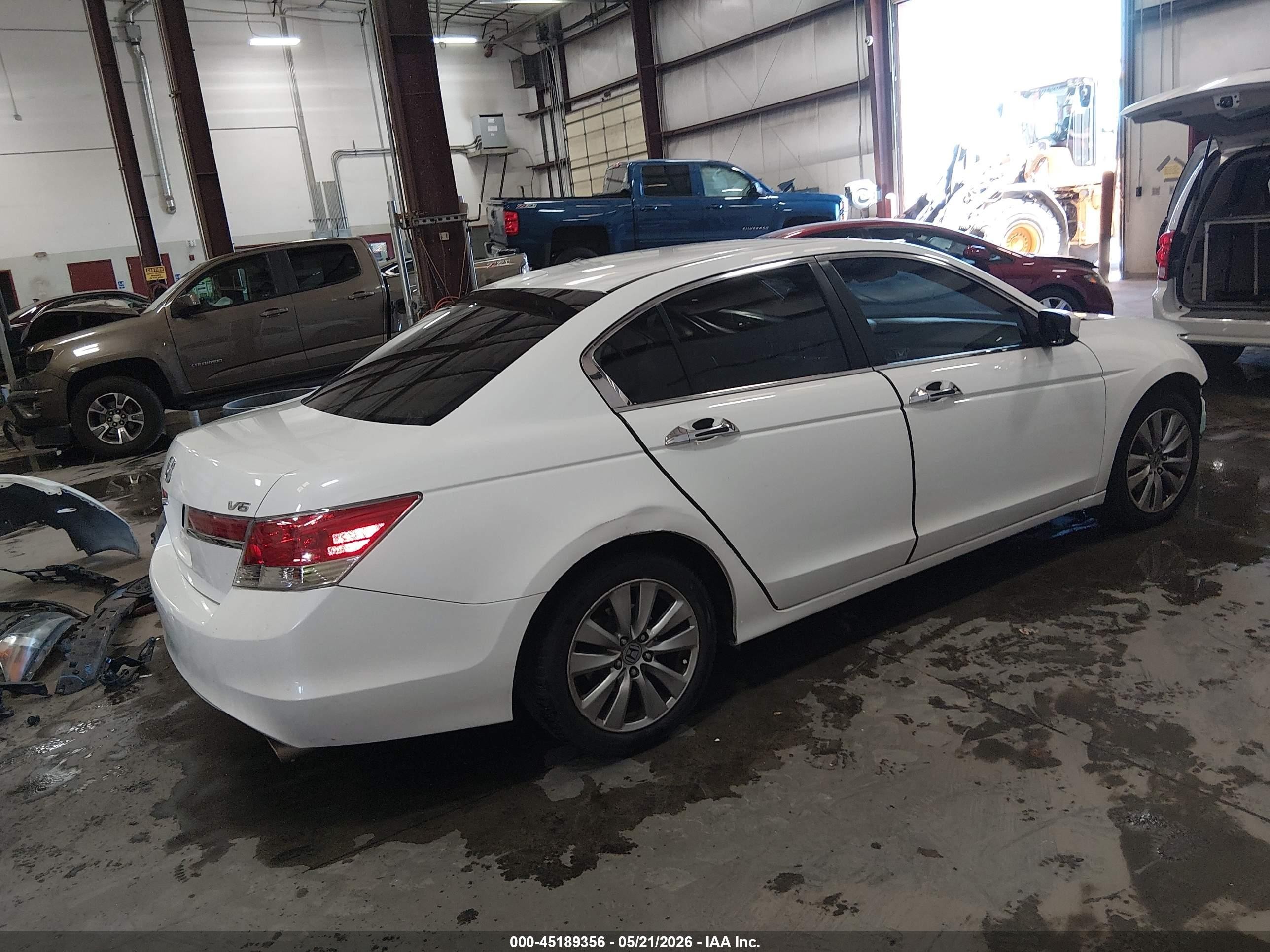 2012 Honda Accord 3.5 Ex-l Белый vin: 1HGCP3F80CA027545