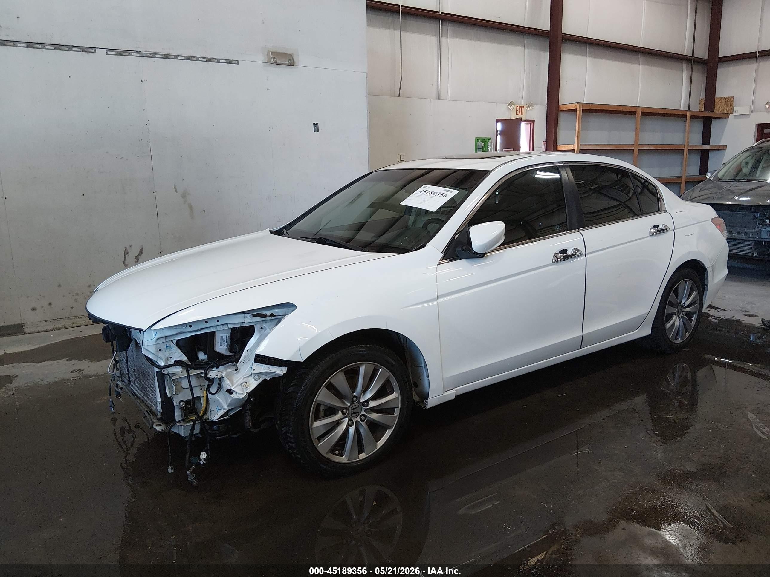 2012 Honda Accord 3.5 Ex-l Белый vin: 1HGCP3F80CA027545