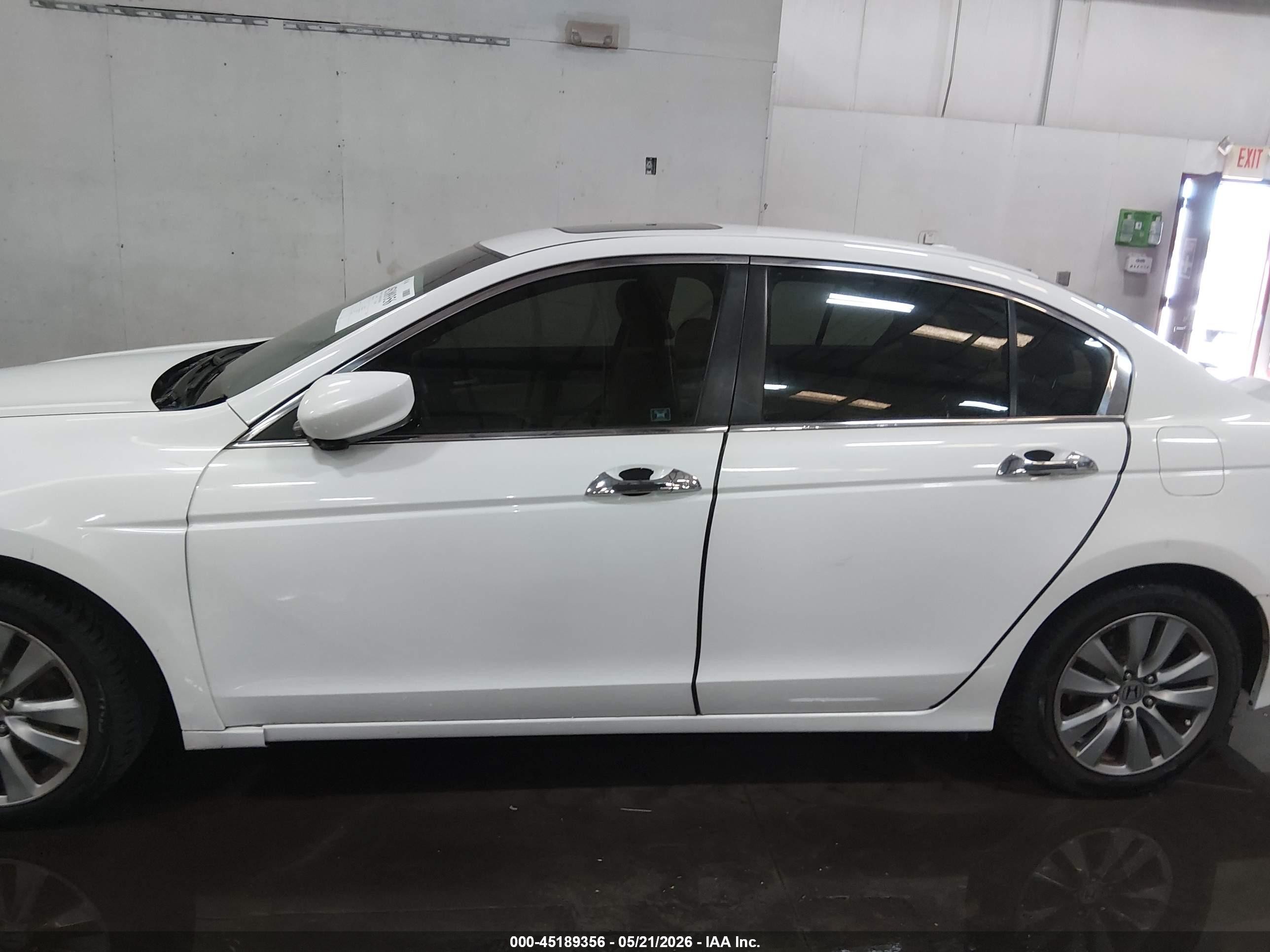 2012 Honda Accord 3.5 Ex-l Белый vin: 1HGCP3F80CA027545