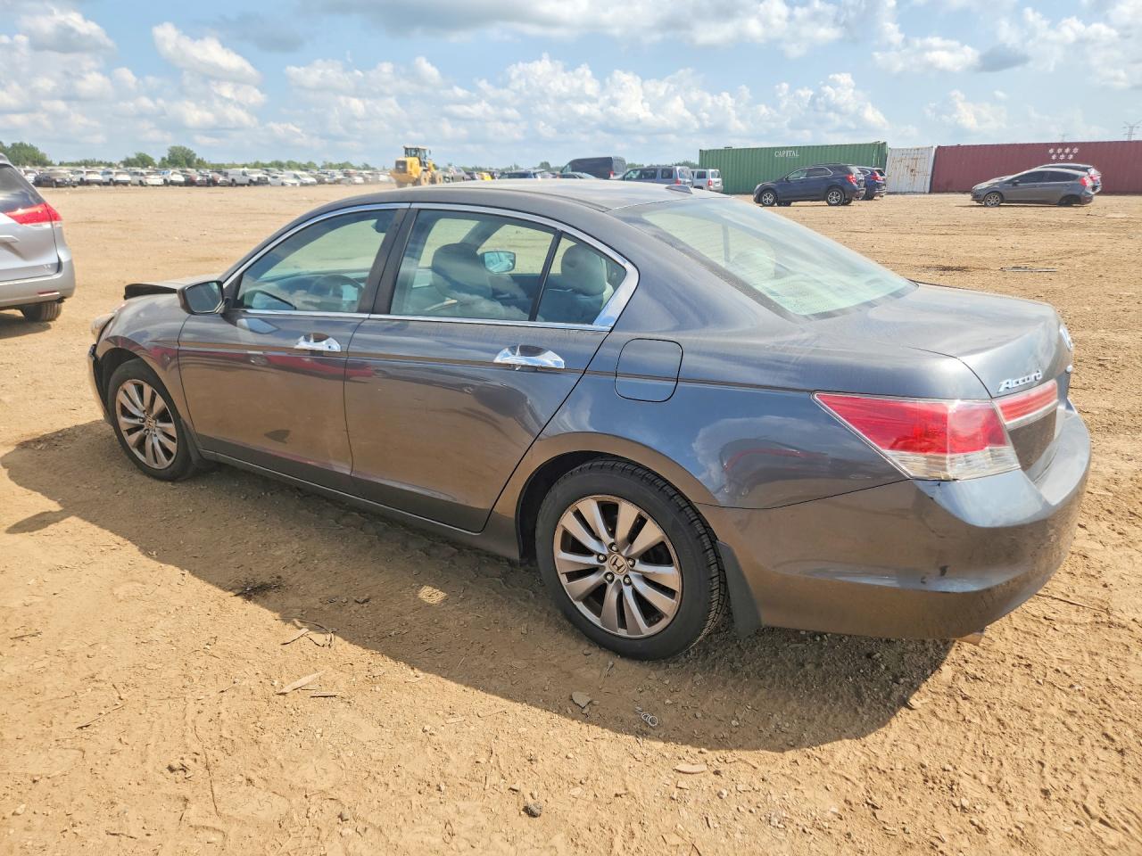 2012 Honda Accord Exl Серый vin: 1HGCP3F80CA029523