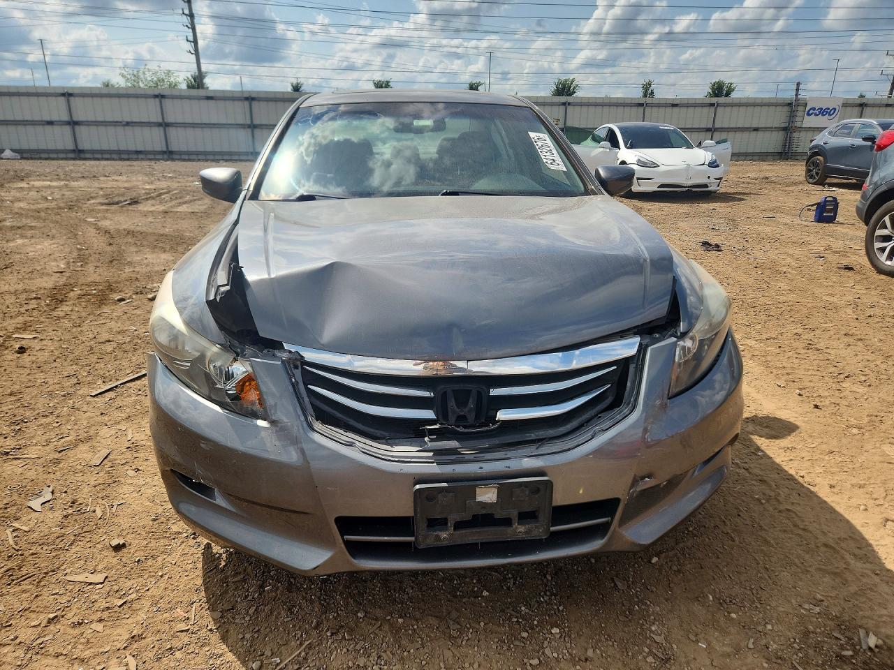 2012 Honda Accord Exl Серый vin: 1HGCP3F80CA029523