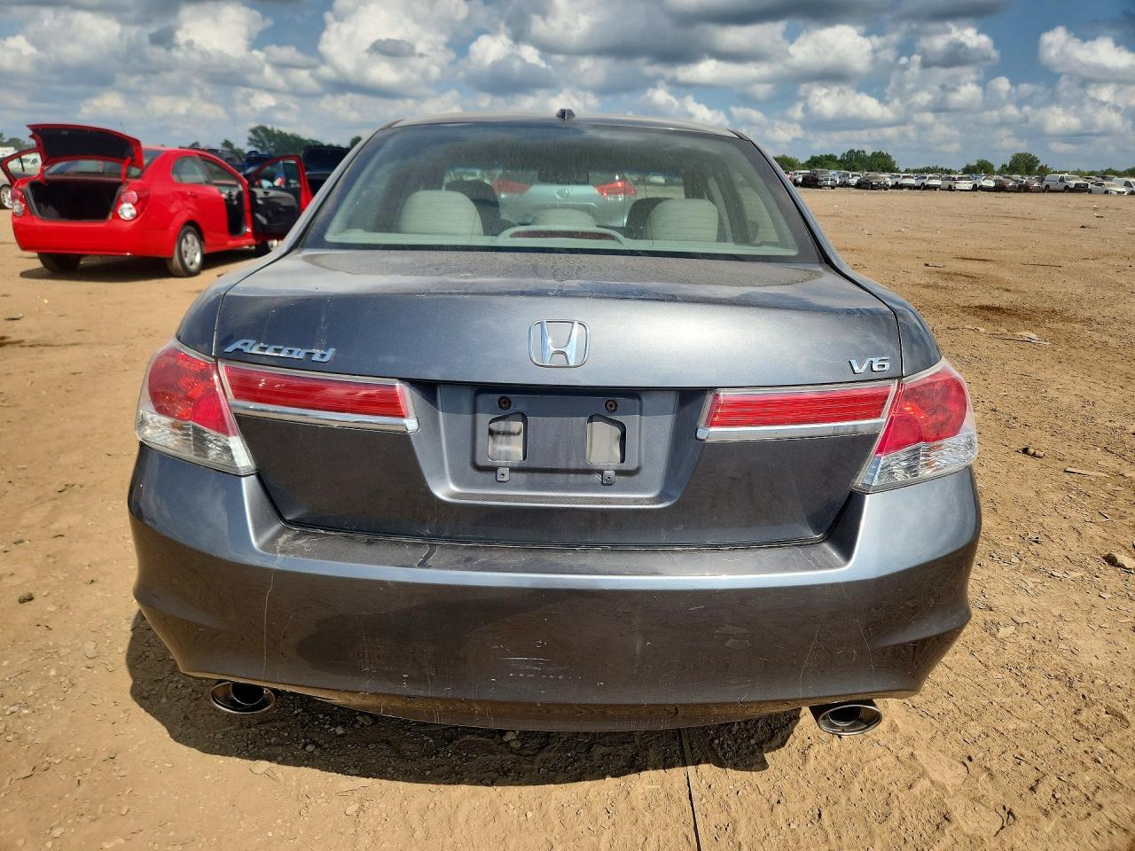 2012 Honda Accord Exl Серый vin: 1HGCP3F80CA029523