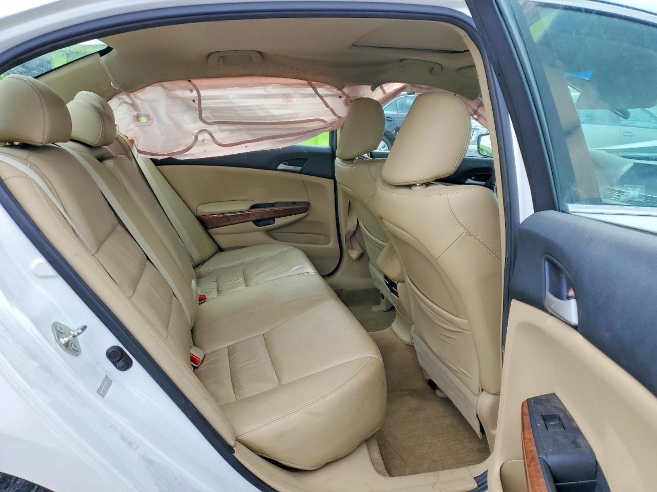 2012 Honda Accord Exl White vin: 1HGCP3F80CA030994