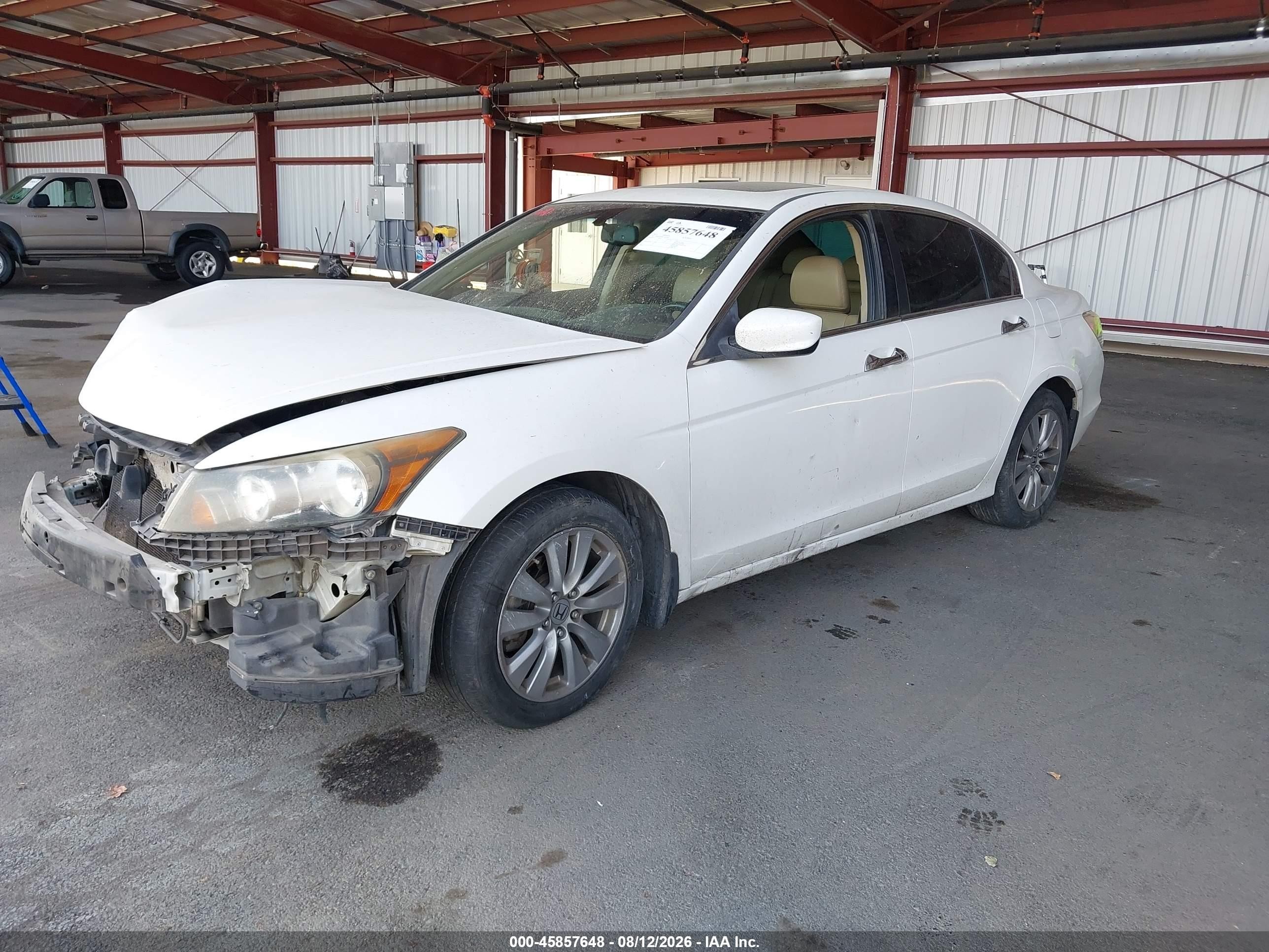 2012 Honda Accord 3.5 Ex-l Белый vin: 1HGCP3F80CA031045