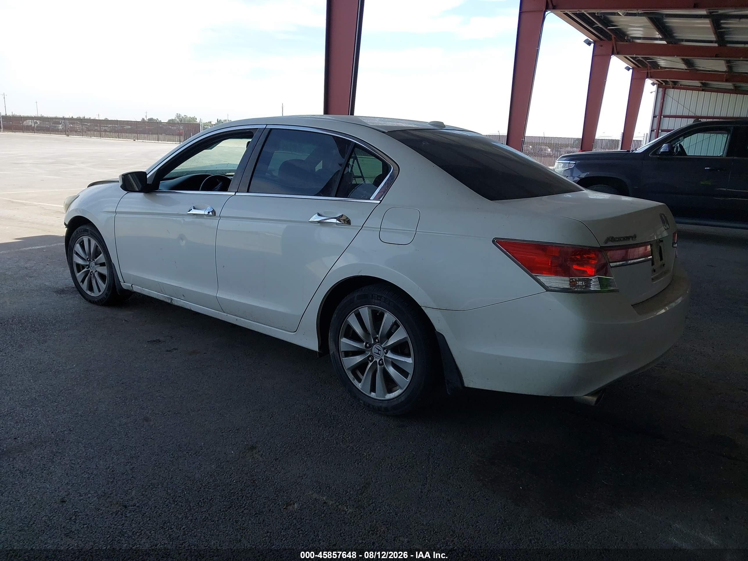 2012 Honda Accord 3.5 Ex-l Белый vin: 1HGCP3F80CA031045