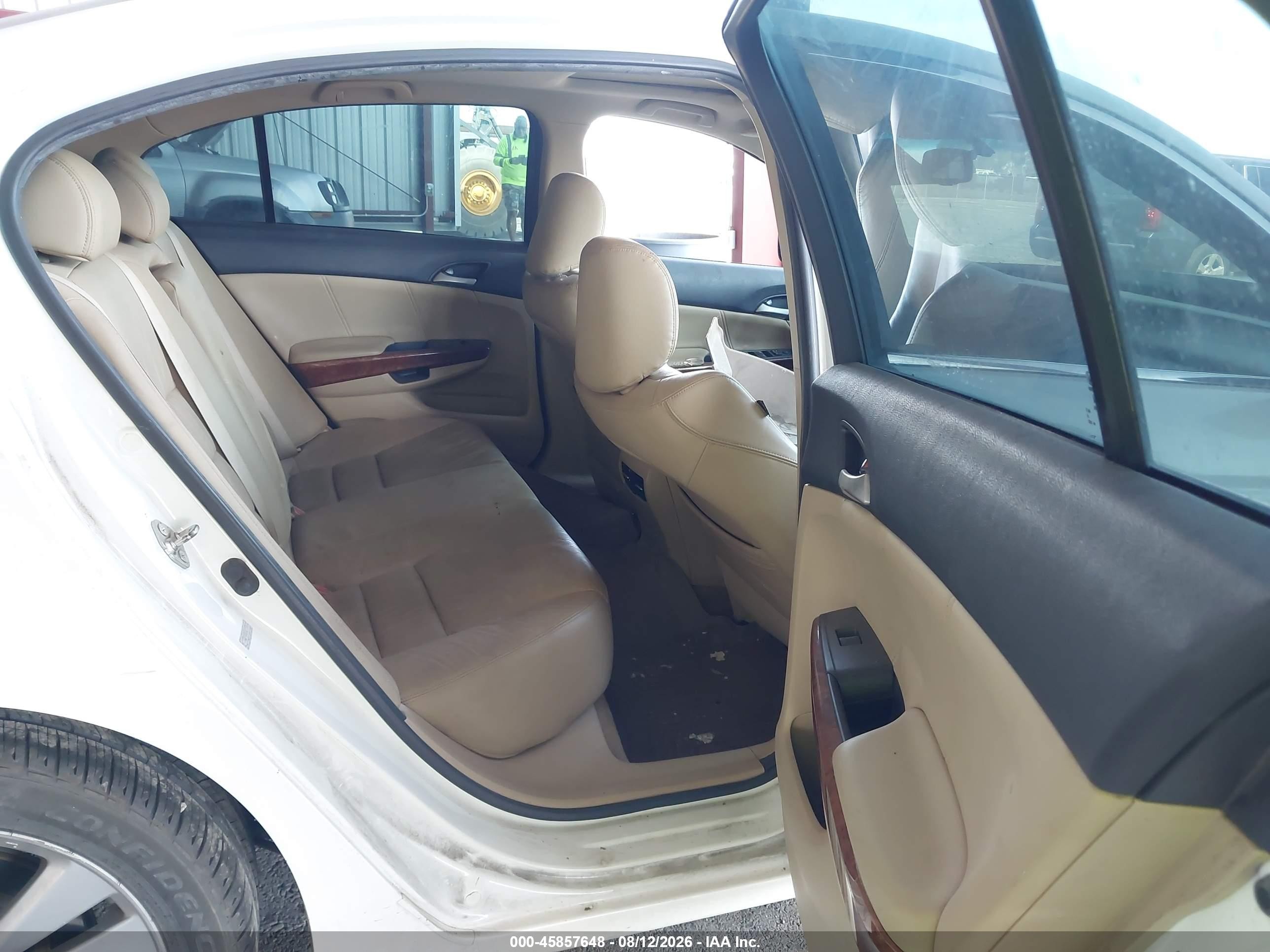 2012 Honda Accord 3.5 Ex-l Белый vin: 1HGCP3F80CA031045