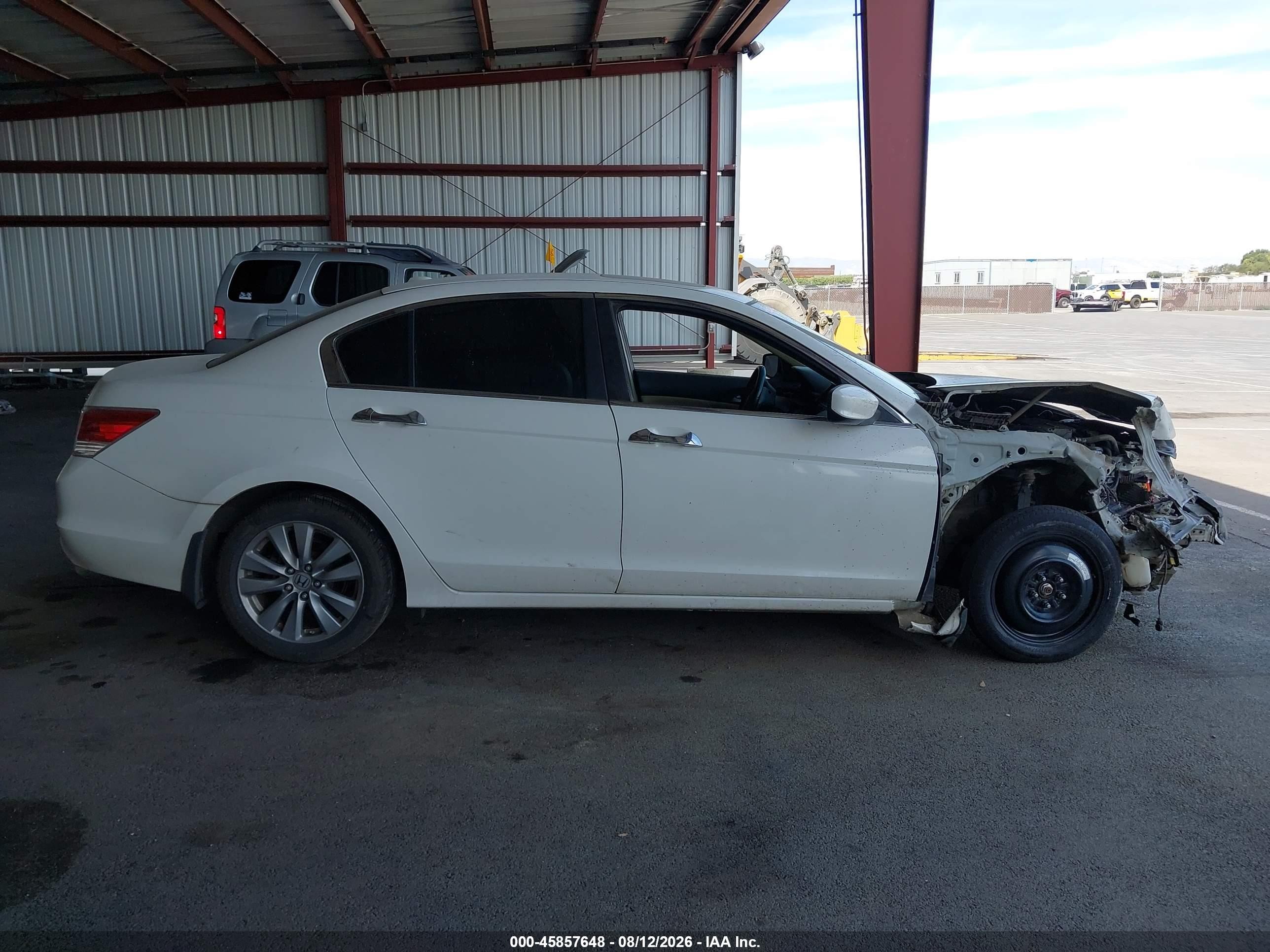 2012 Honda Accord 3.5 Ex-l Белый vin: 1HGCP3F80CA031045