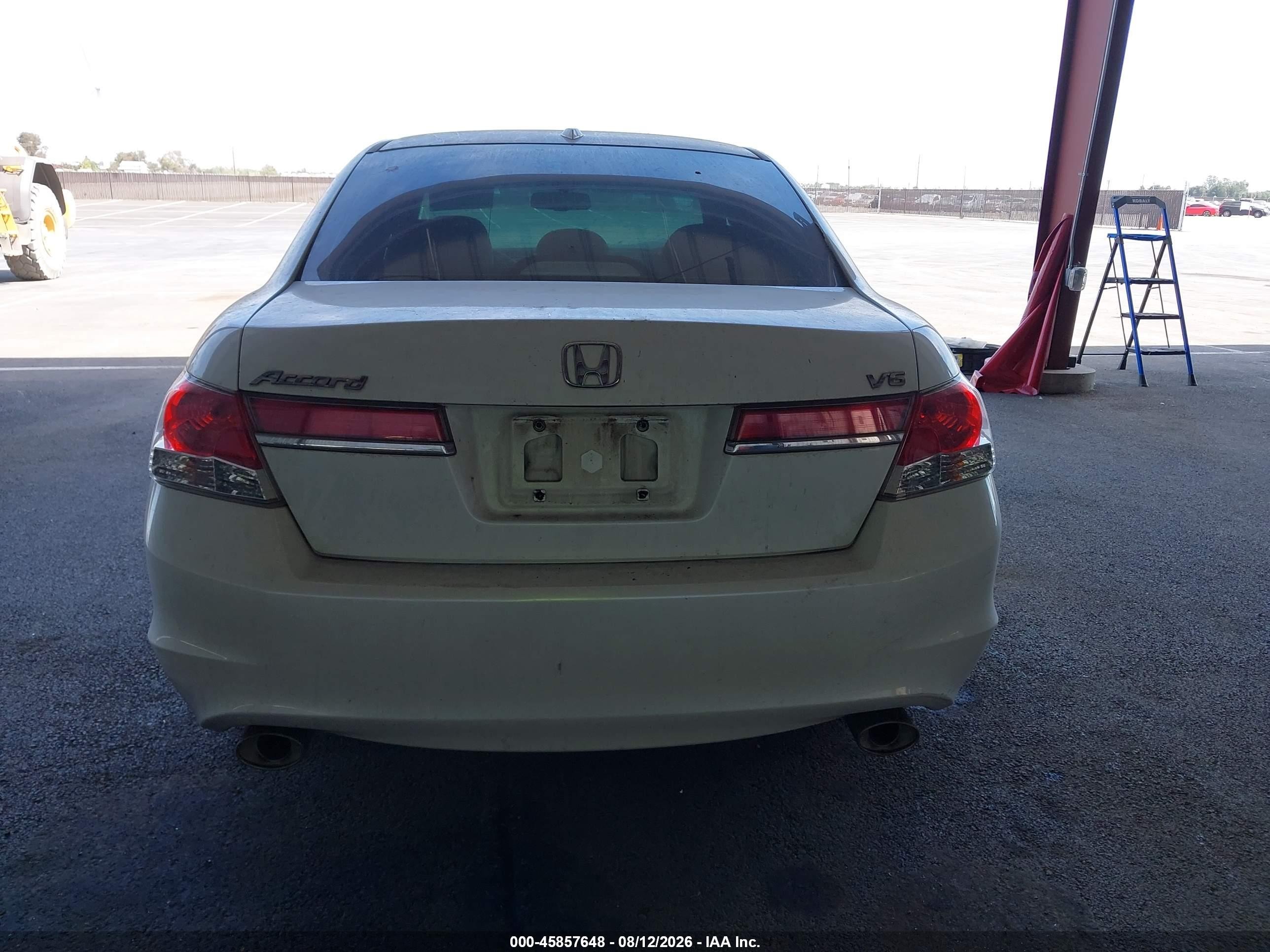 2012 Honda Accord 3.5 Ex-l Белый vin: 1HGCP3F80CA031045