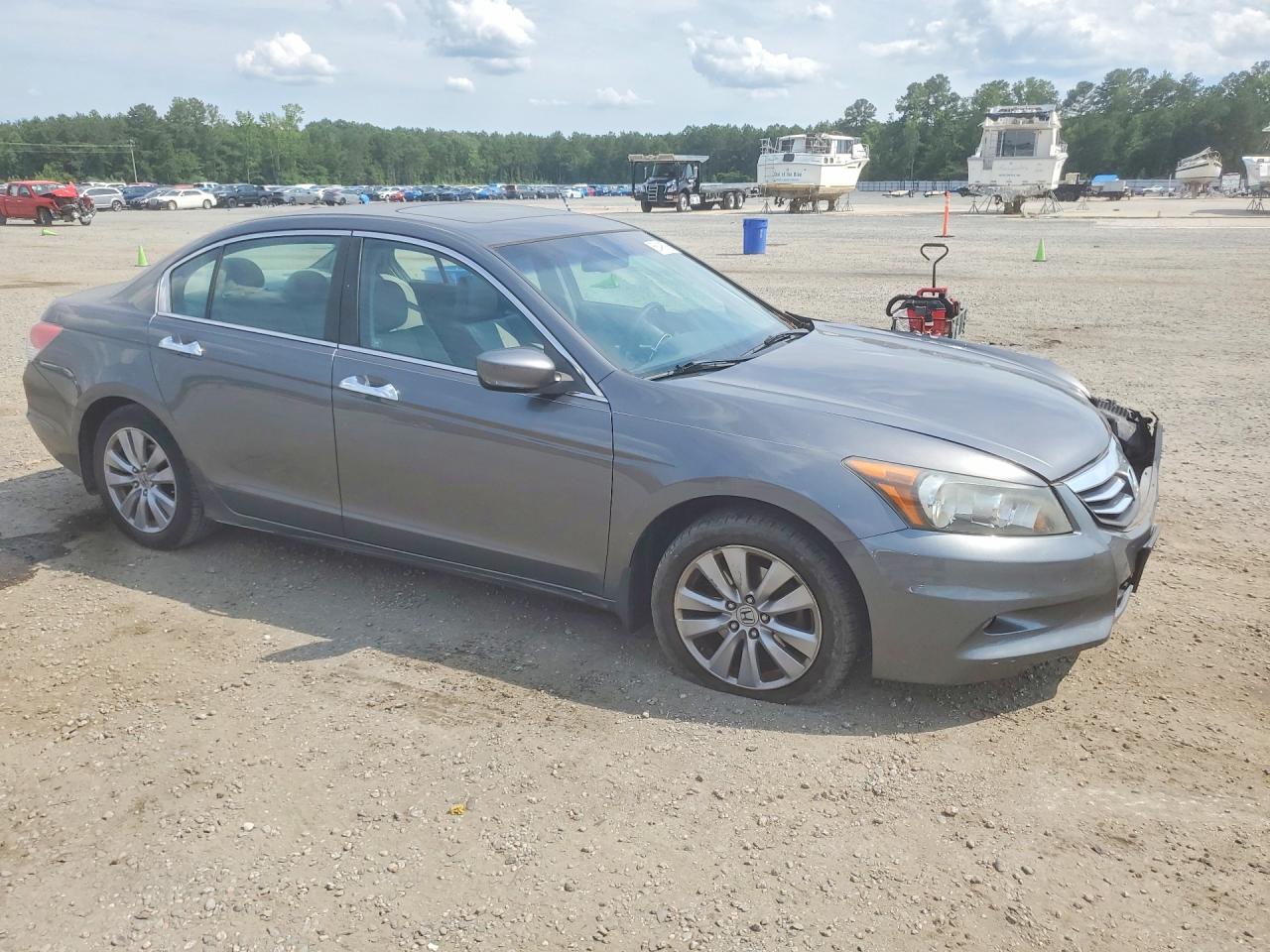 2012 Honda Accord Exl Серый vin: 1HGCP3F80CA037914