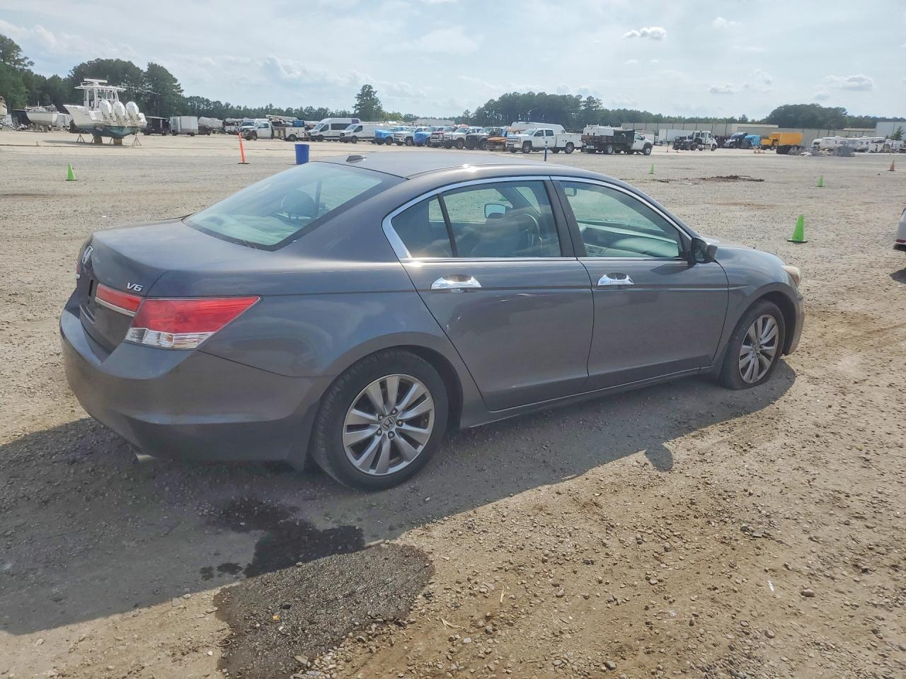2012 Honda Accord Exl Серый vin: 1HGCP3F80CA037914