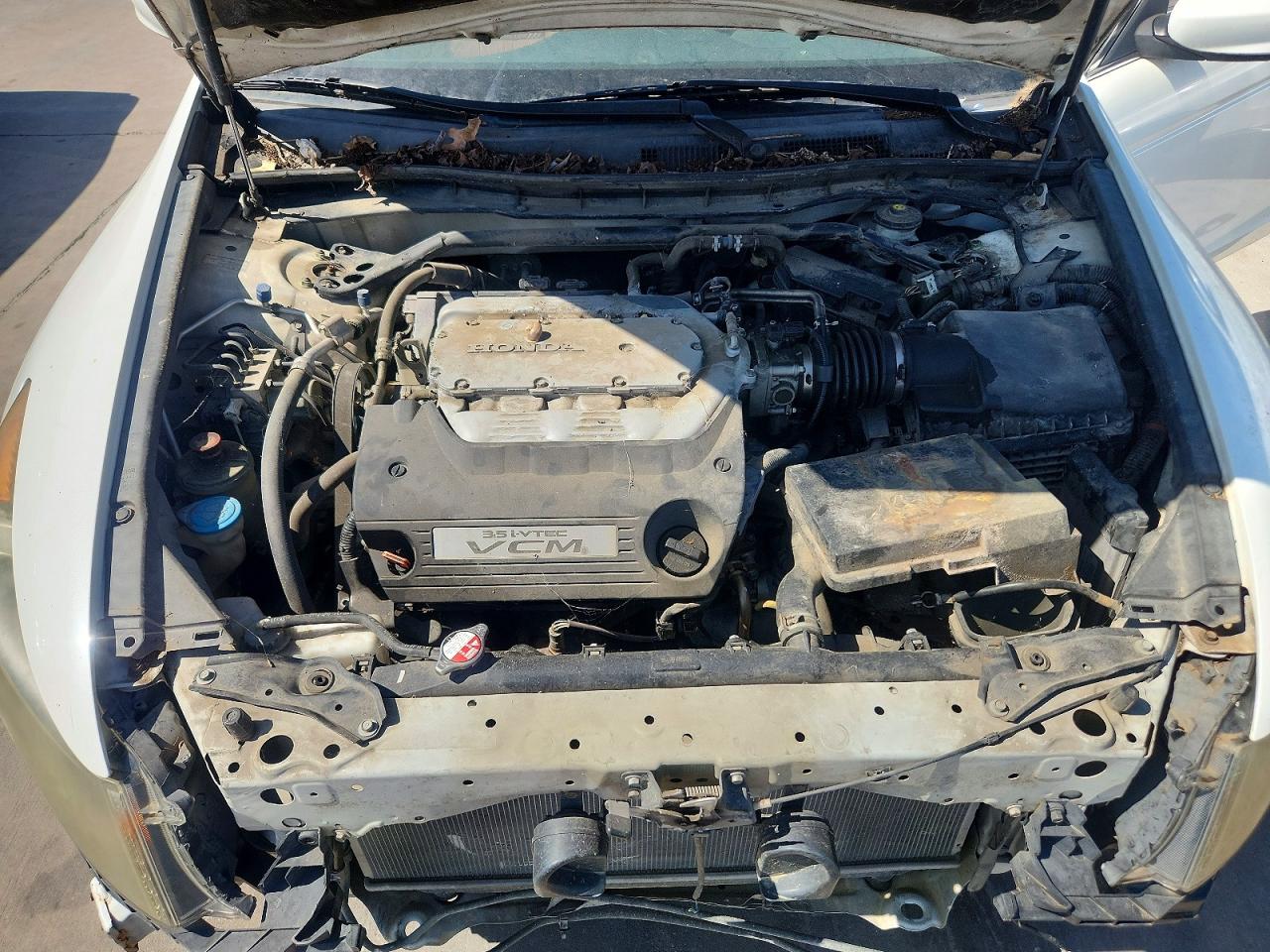 2012 Honda Accord Exl White vin: 1HGCP3F80CA041381