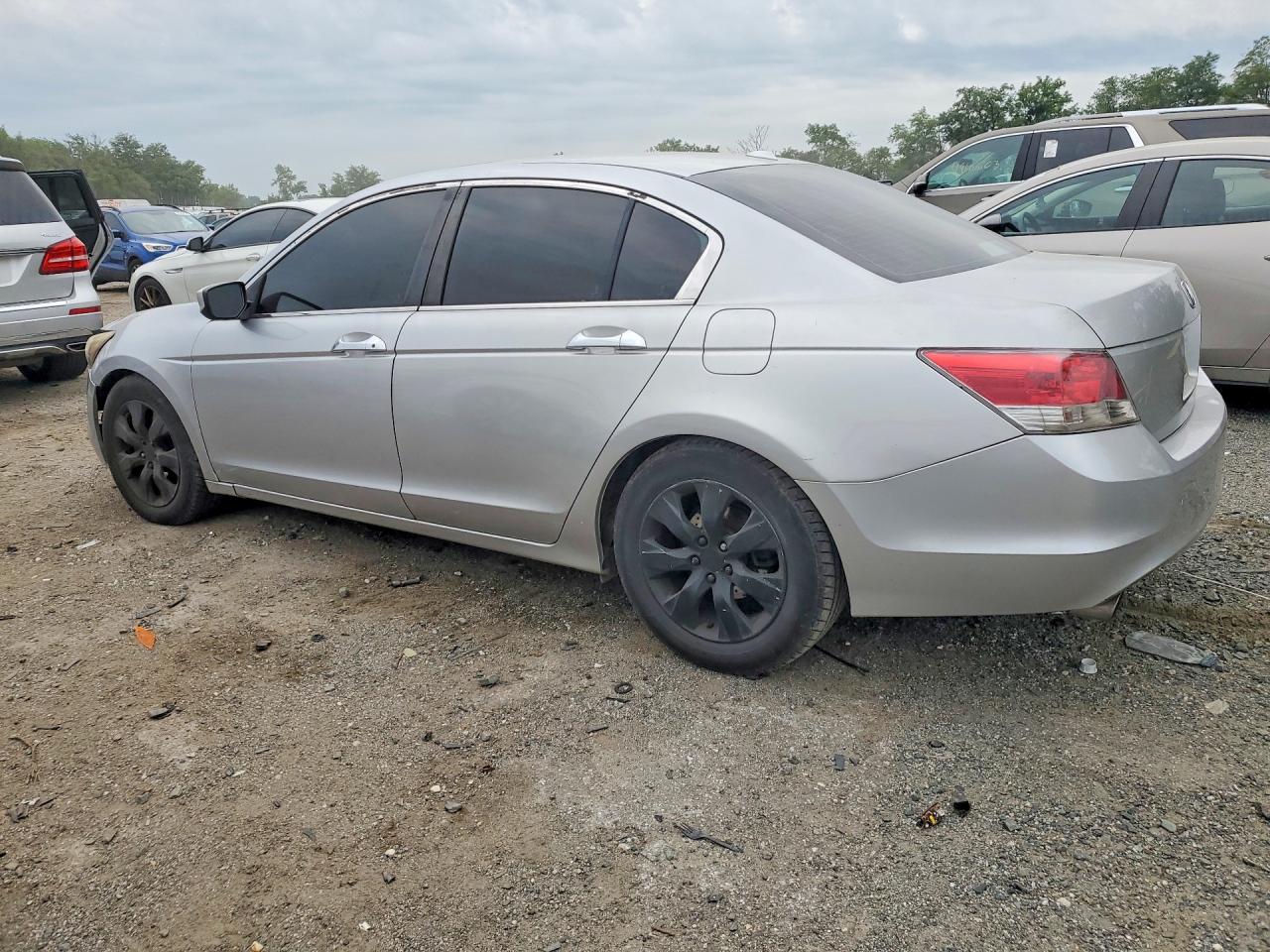 2010 Honda Accord 4d Exl Silver vin: 1HGCP3F81AA005387