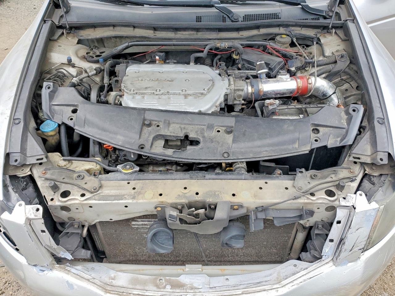 2010 Honda Accord 4d Exl Silver vin: 1HGCP3F81AA005387