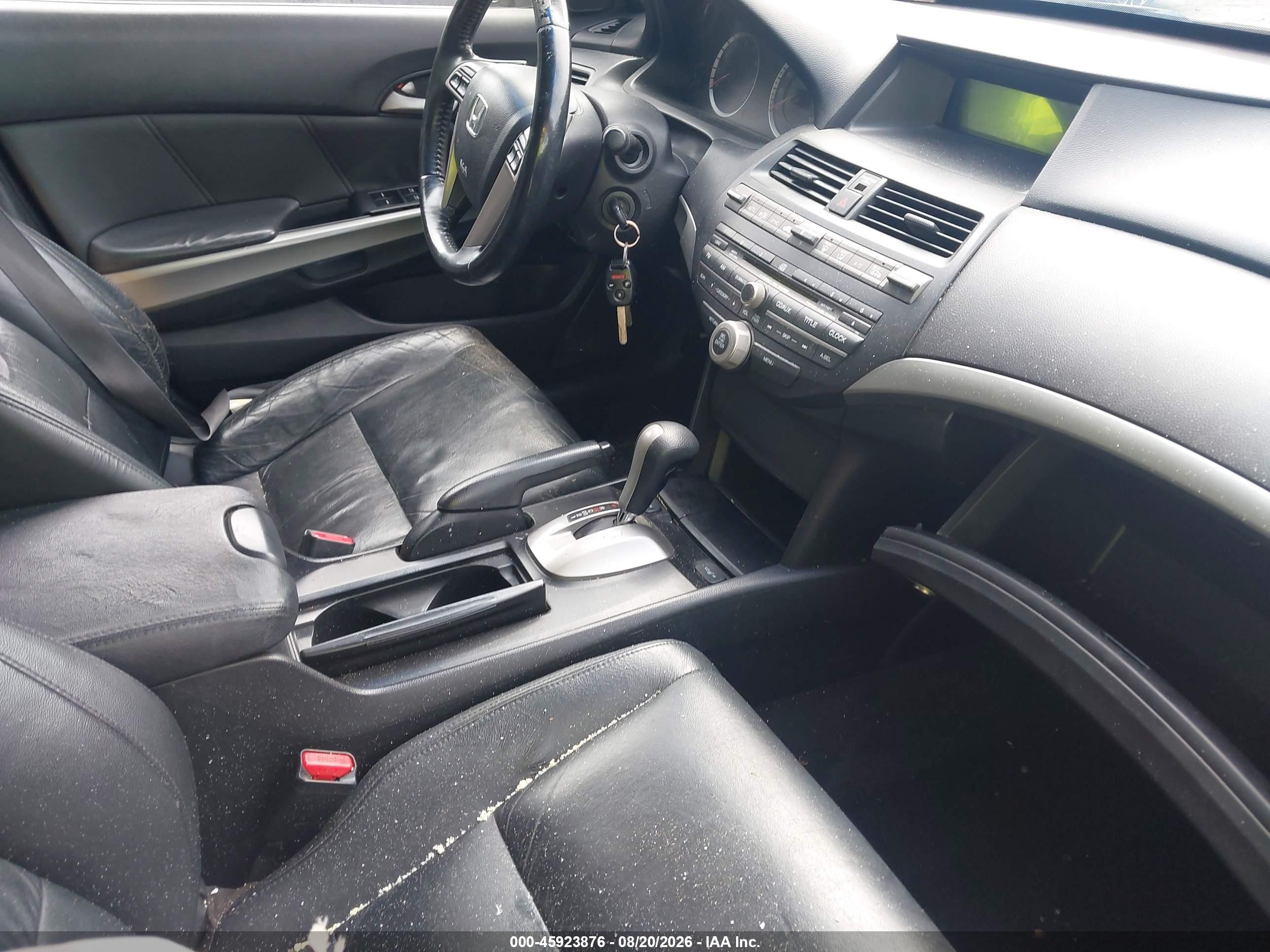 2010 Honda Accord 3.5 Ex-l Black vin: 1HGCP3F81AA016387