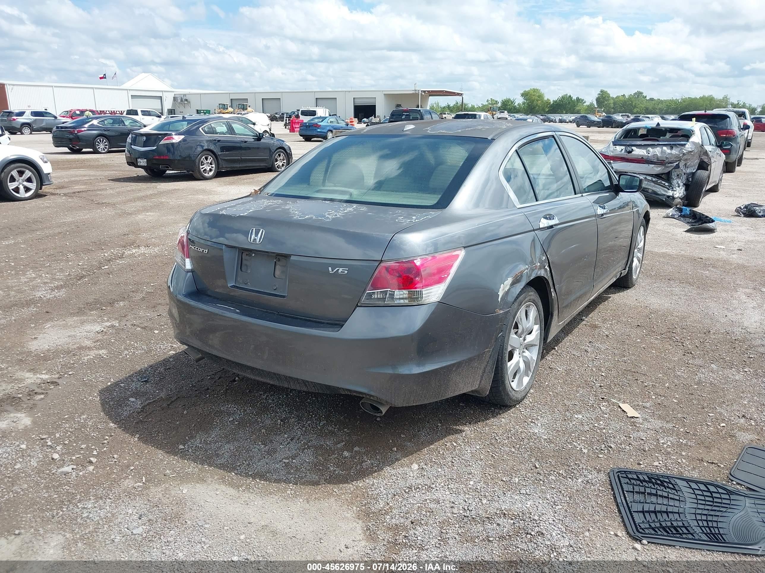 2010 Honda Accord 3.5 Ex-l Gray vin: 1HGCP3F81AA024960