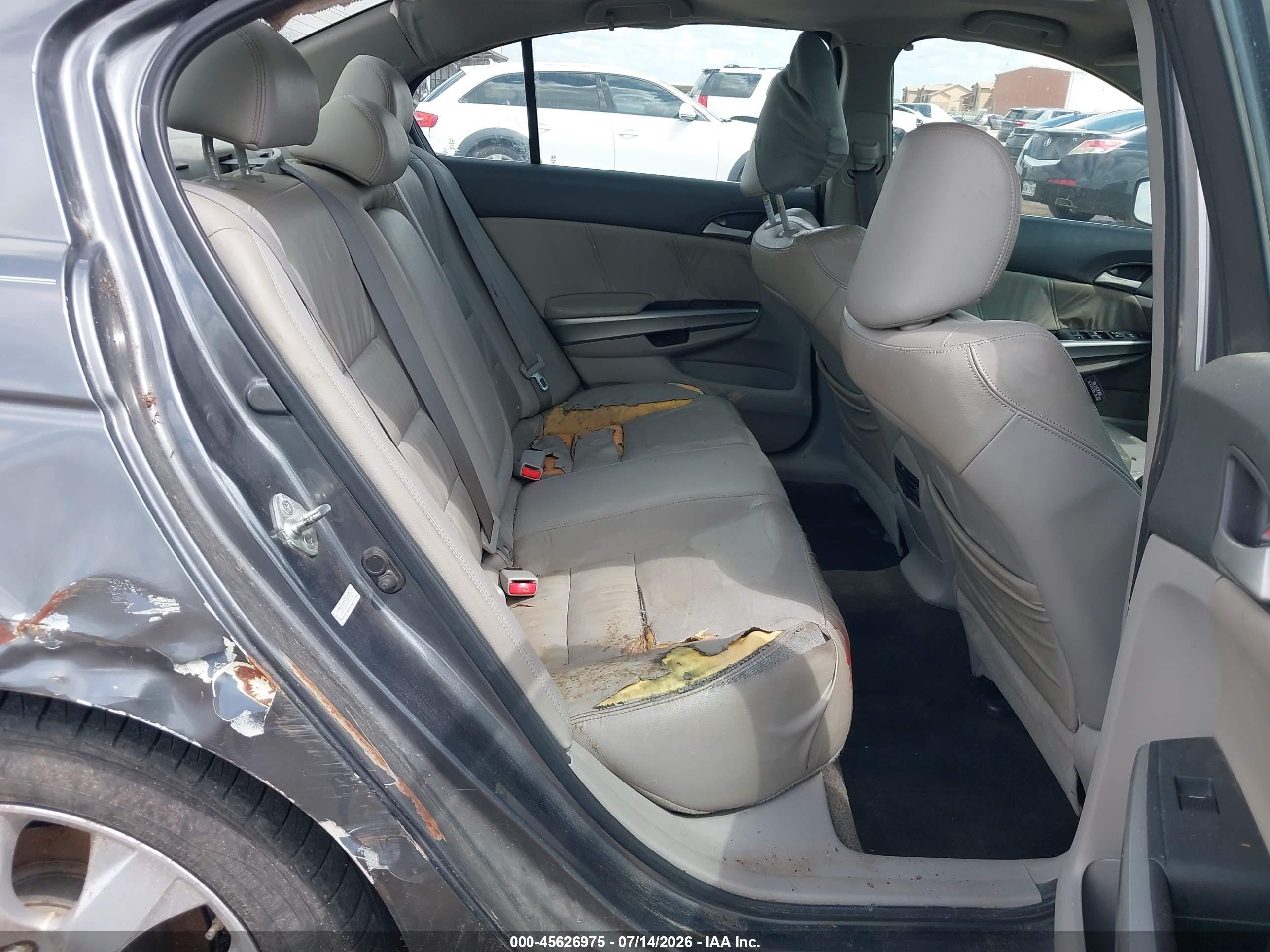 2010 Honda Accord 3.5 Ex-l Gray vin: 1HGCP3F81AA024960