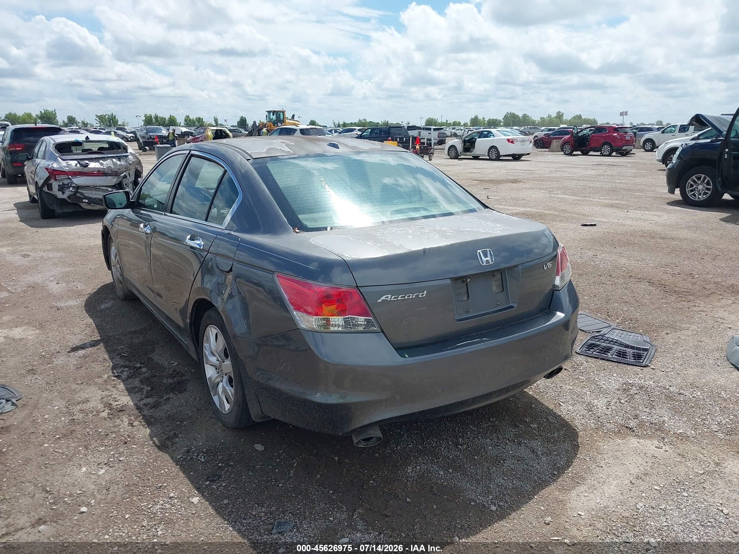 2010 Honda Accord 3.5 Ex-l Gray vin: 1HGCP3F81AA024960