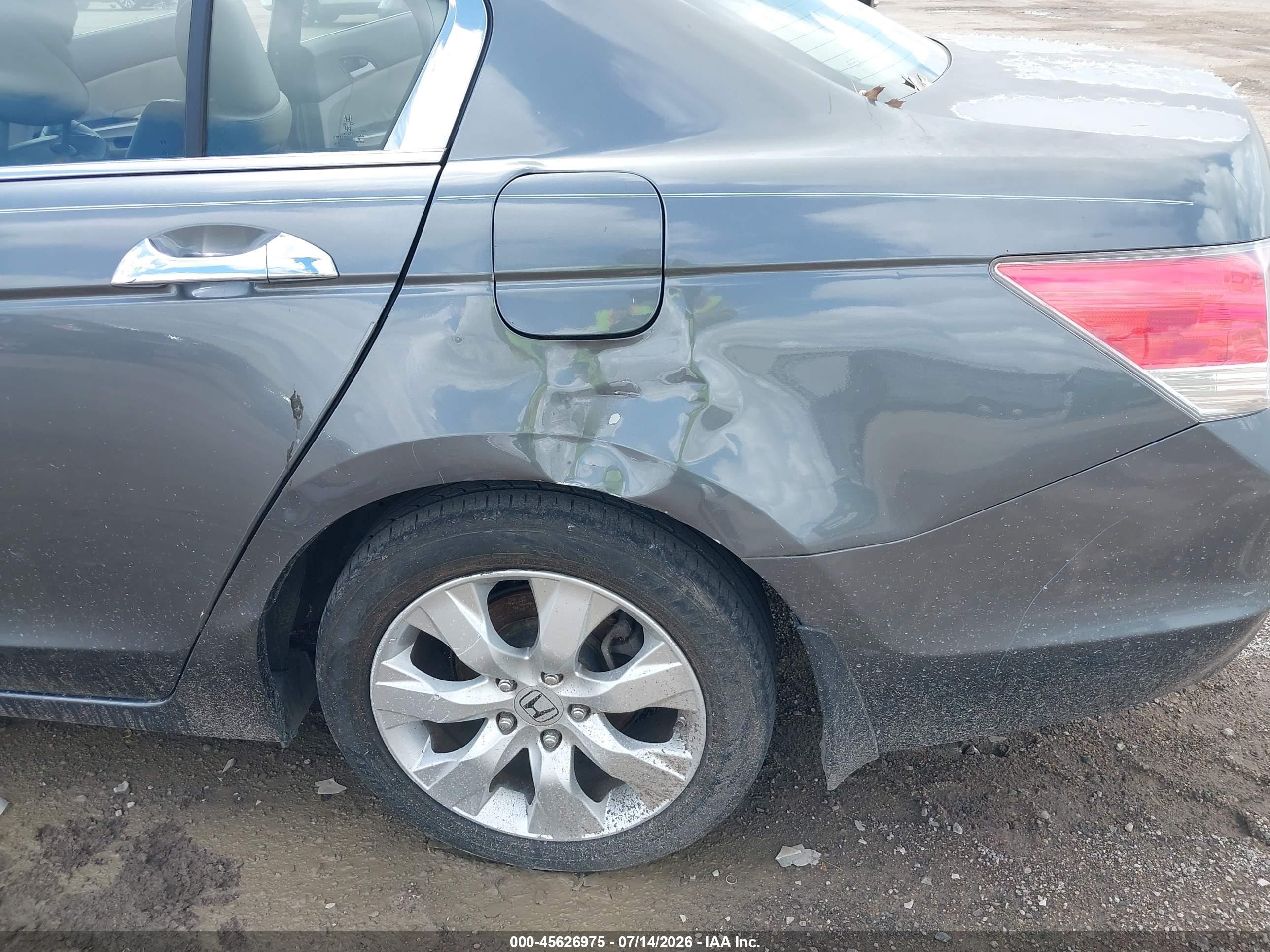 2010 Honda Accord 3.5 Ex-l Gray vin: 1HGCP3F81AA024960