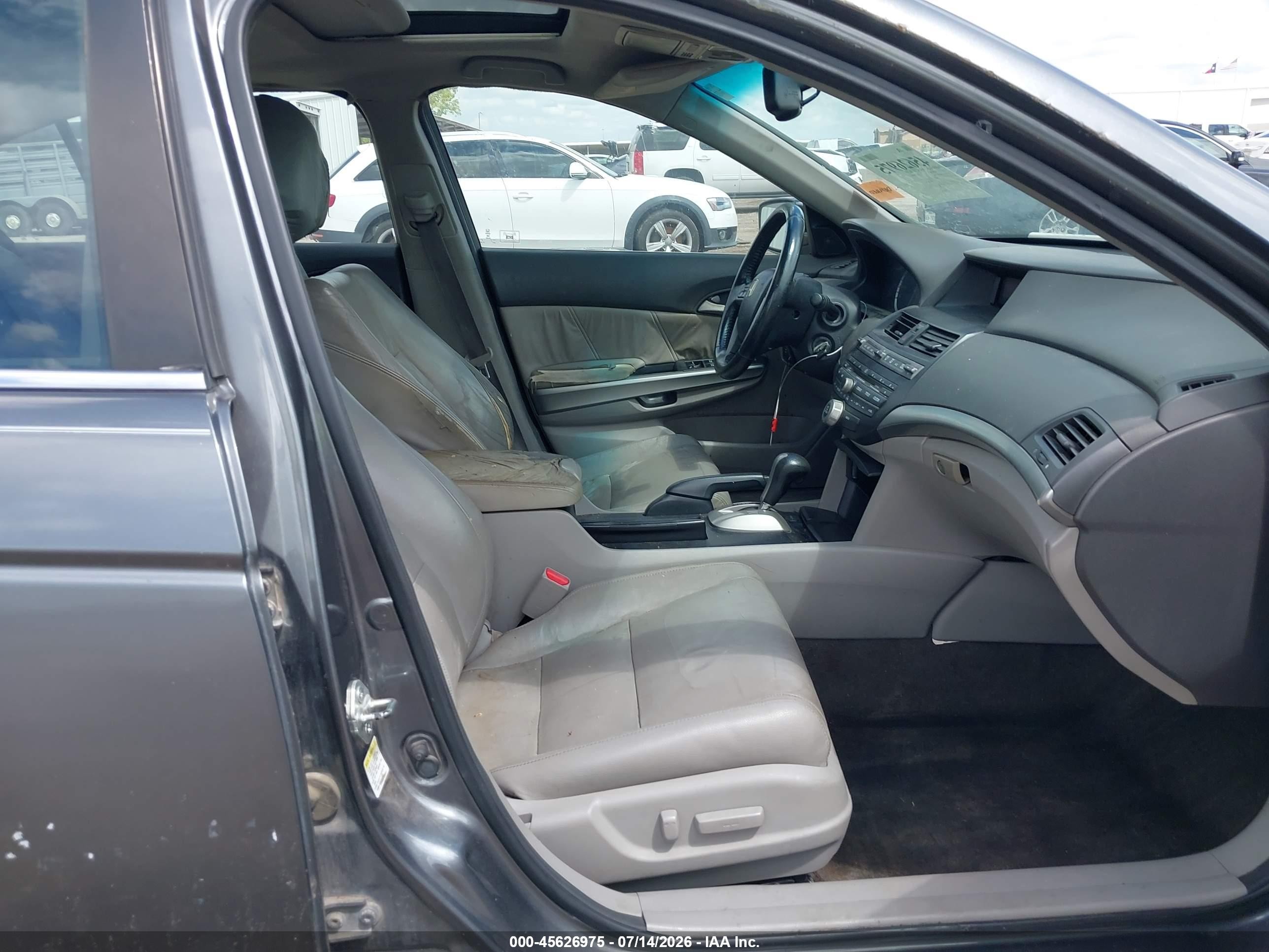2010 Honda Accord 3.5 Ex-l Gray vin: 1HGCP3F81AA024960