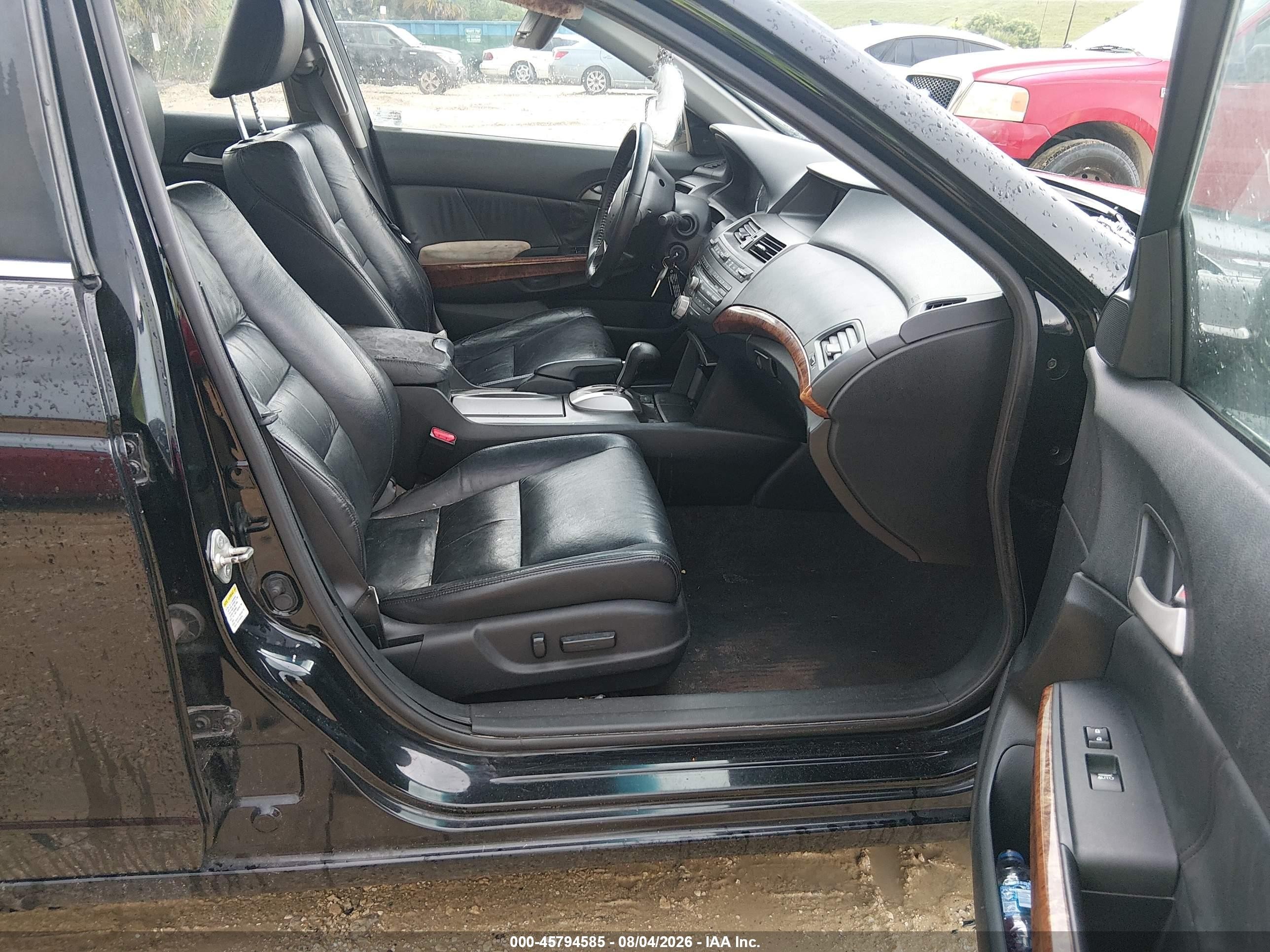 2011 Honda Accord 3.5 Ex-l Black vin: 1HGCP3F81BA003625