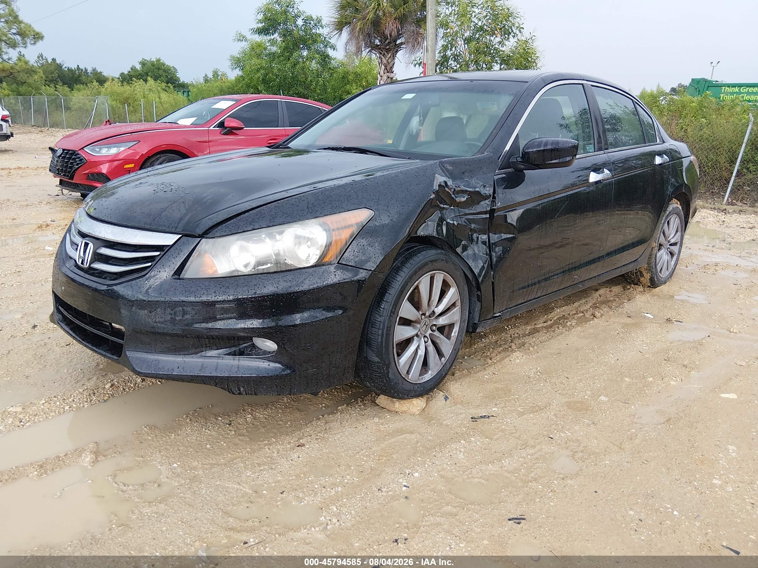2011 Honda Accord 3.5 Ex-l Black vin: 1HGCP3F81BA003625